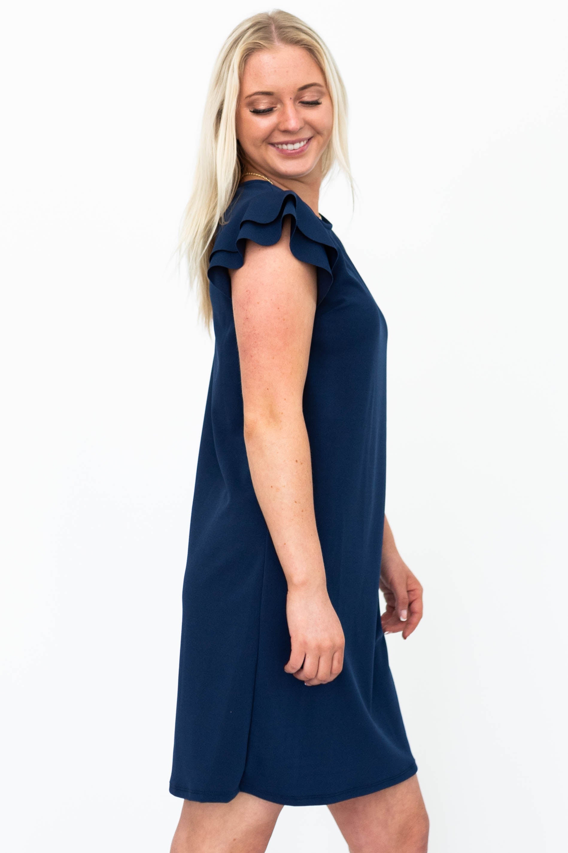 Katrina Navy Dress