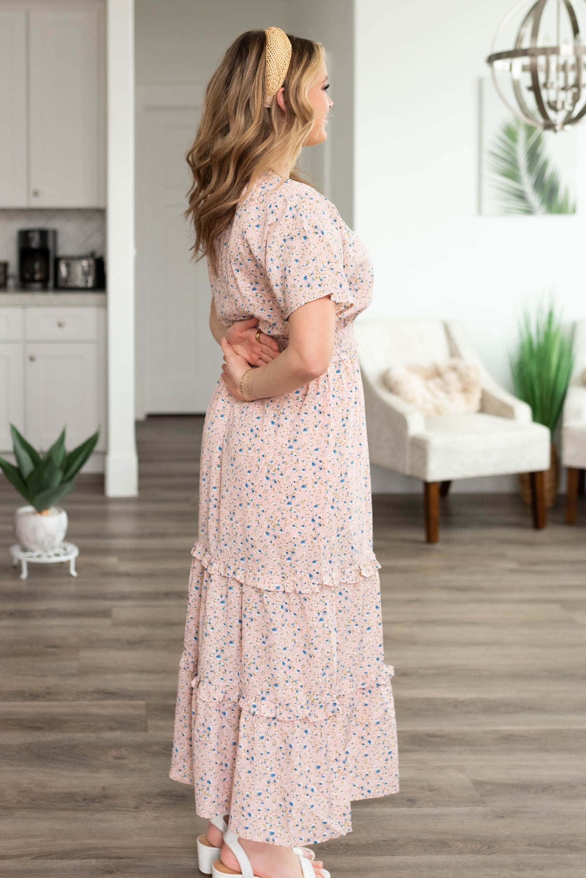 Kaye Pink Floral Dress