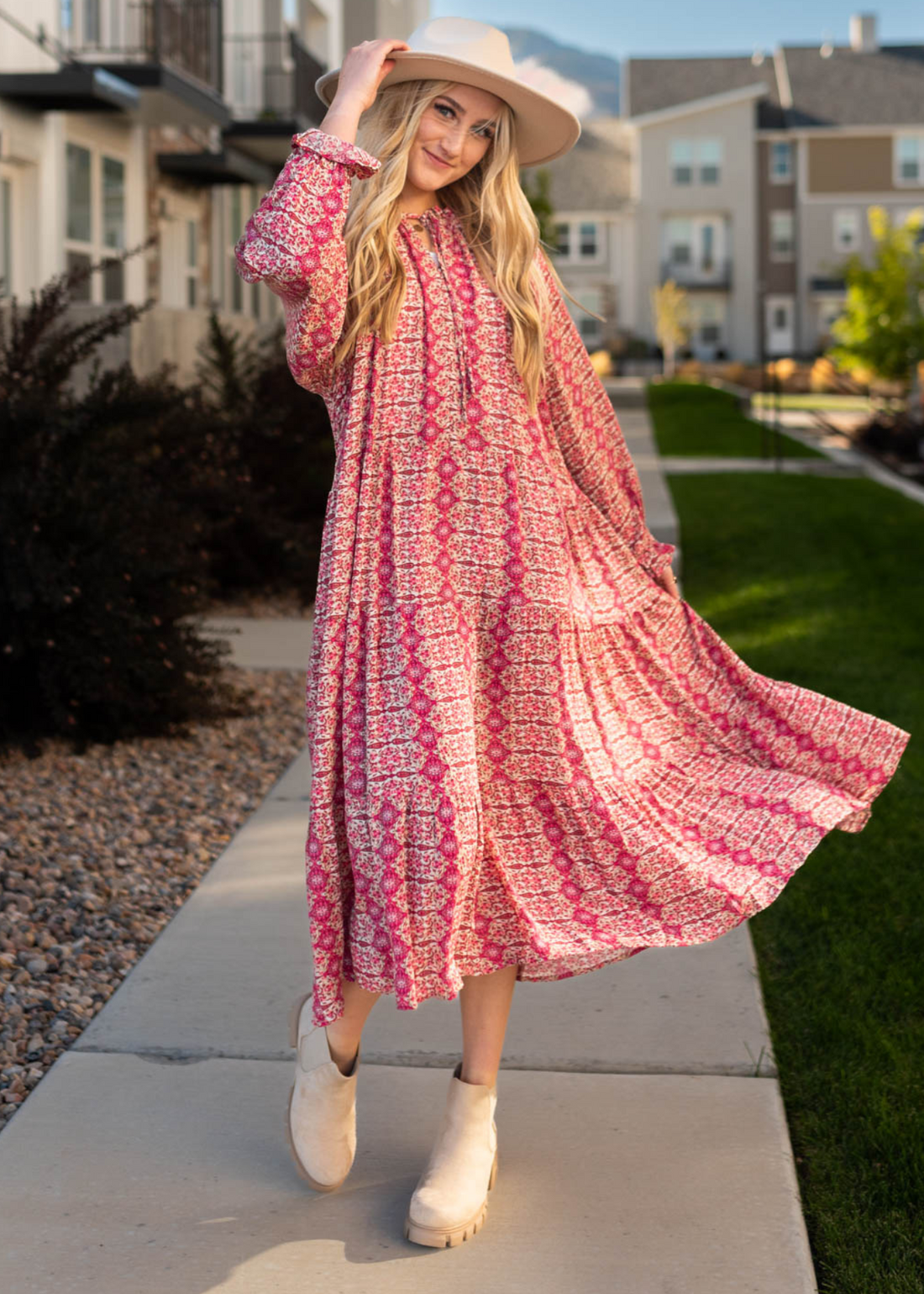Kelby Pink Dress