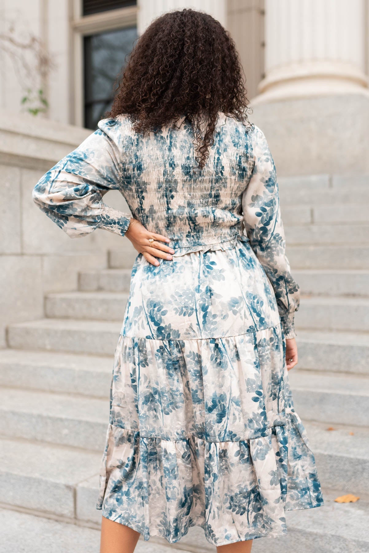 Kendal Beige Floral Dress