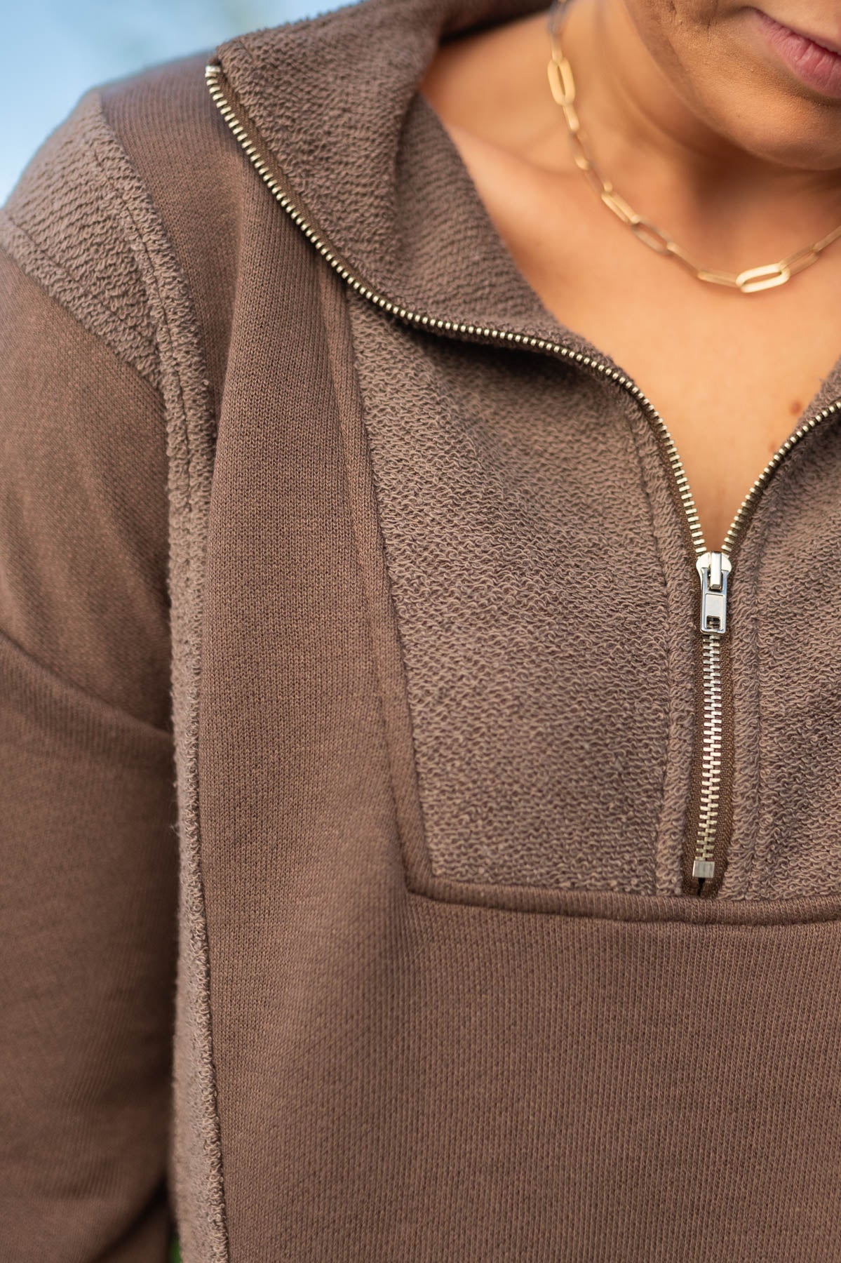 Kenlee Mocha Pullover