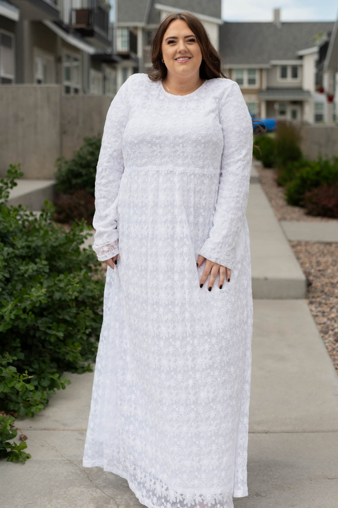 Kenna White Floral Dress