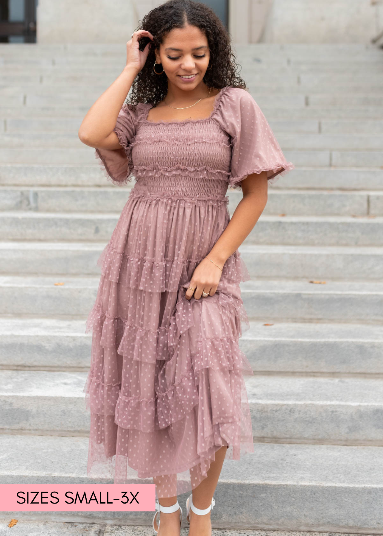 Keziah Dusty Rose Dress