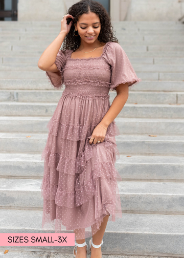 Keziah Dusty Rose Dress