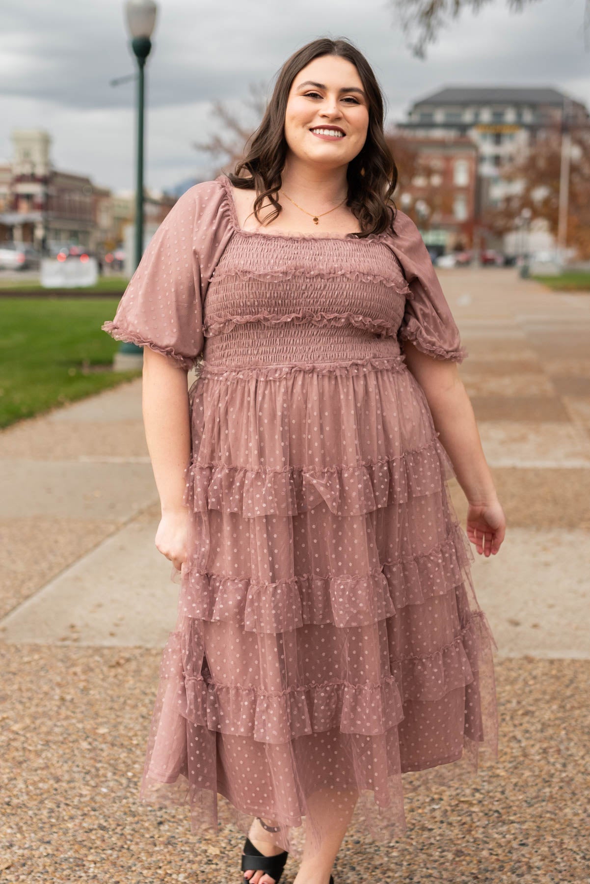 Keziah Dusty Rose Dress