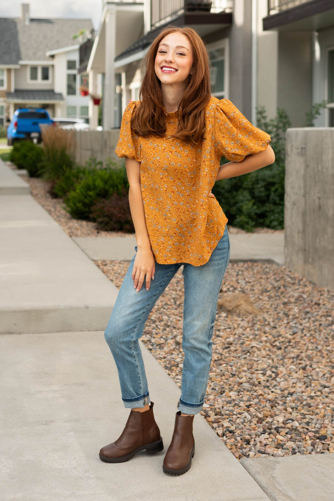 Khari Mustard Top