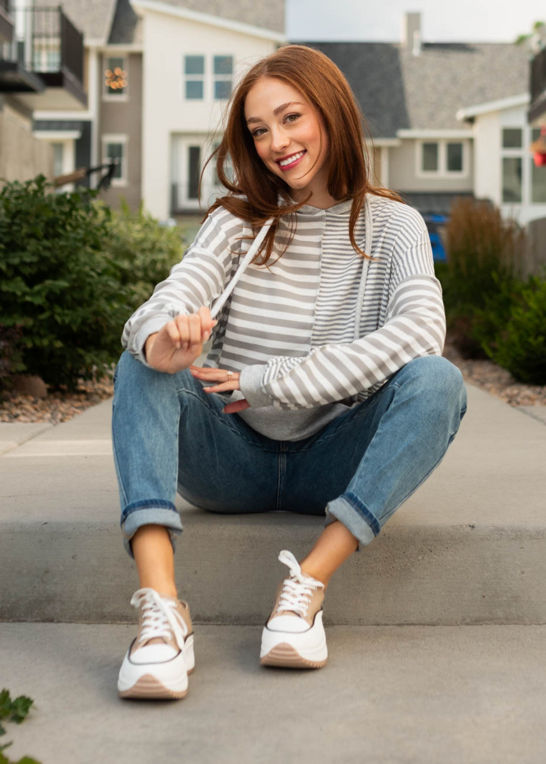Kiari Heather Grey Hoodie