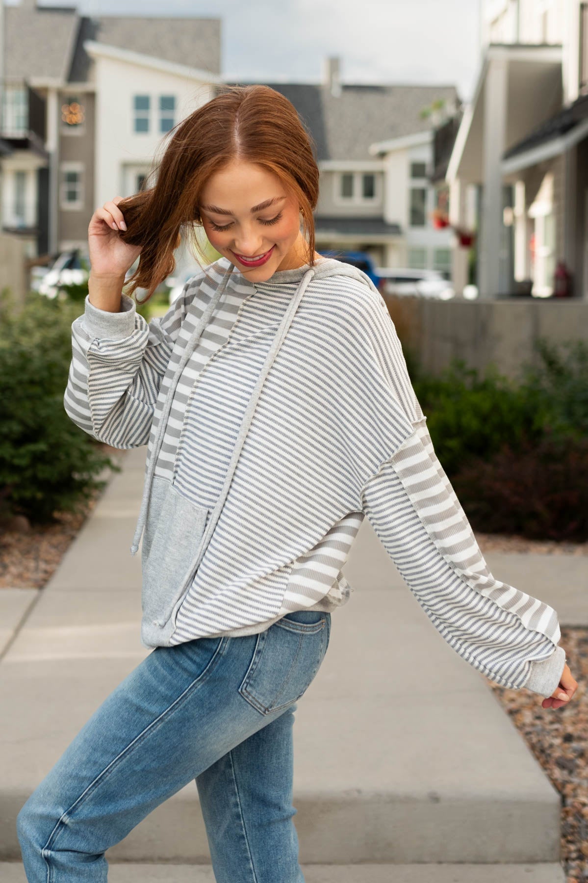 Kiari Heather Grey Hoodie