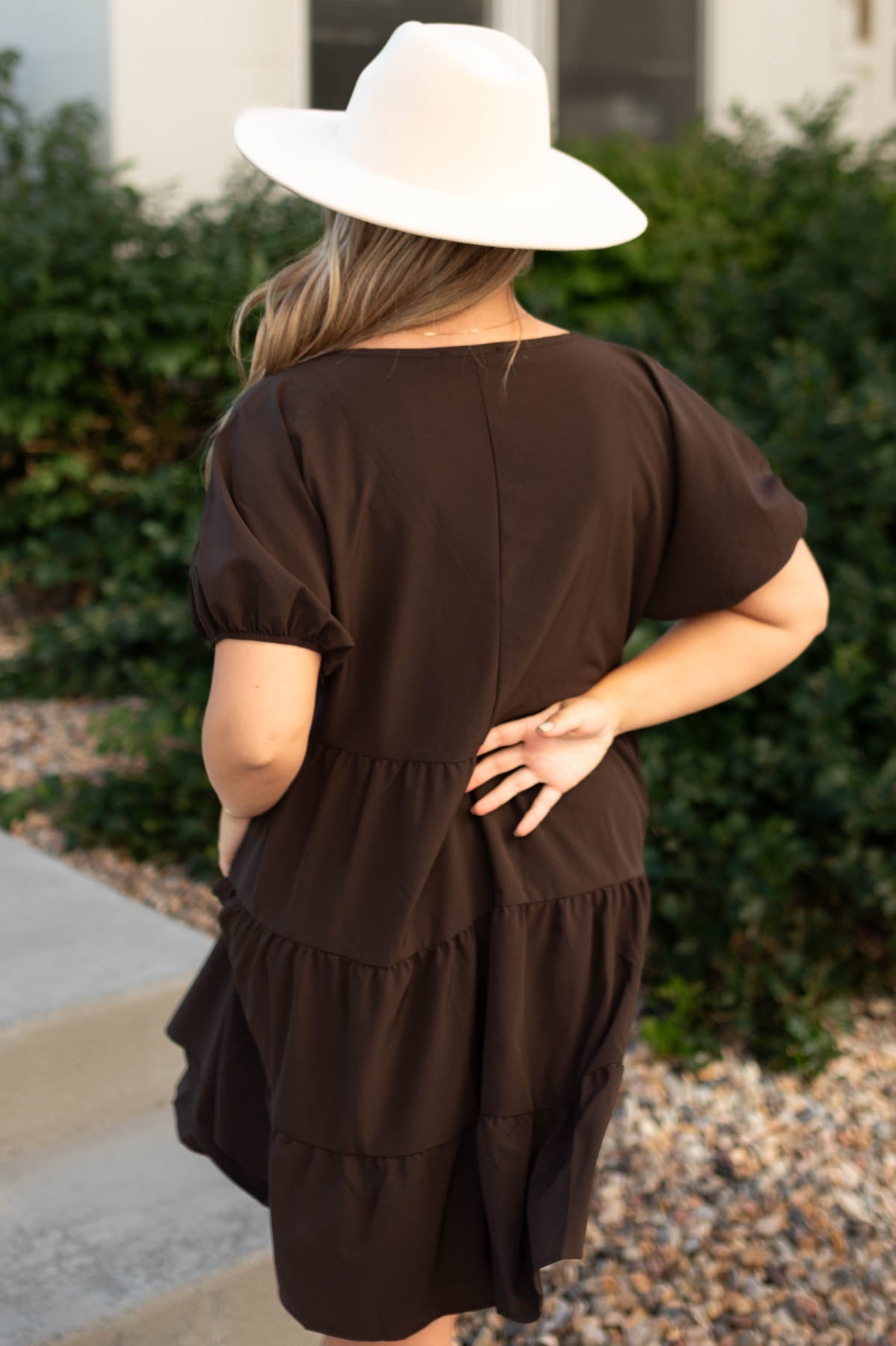 Kiera Deep Brown Dress