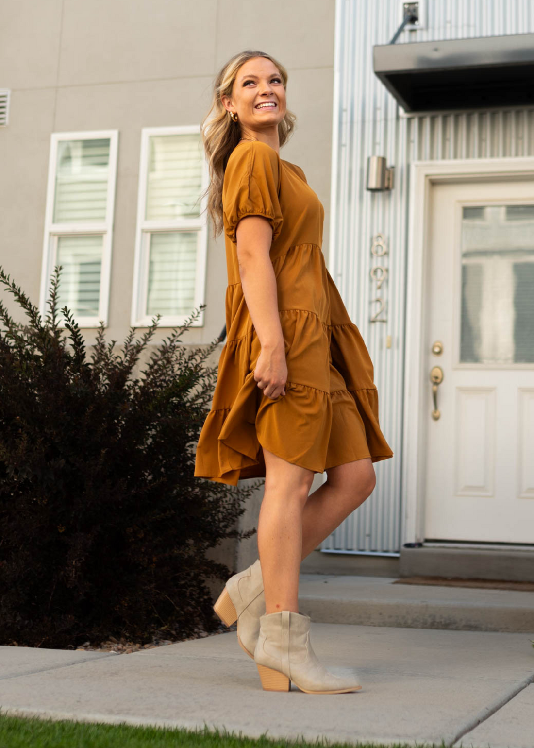 Kiera Deep Spice Dress
