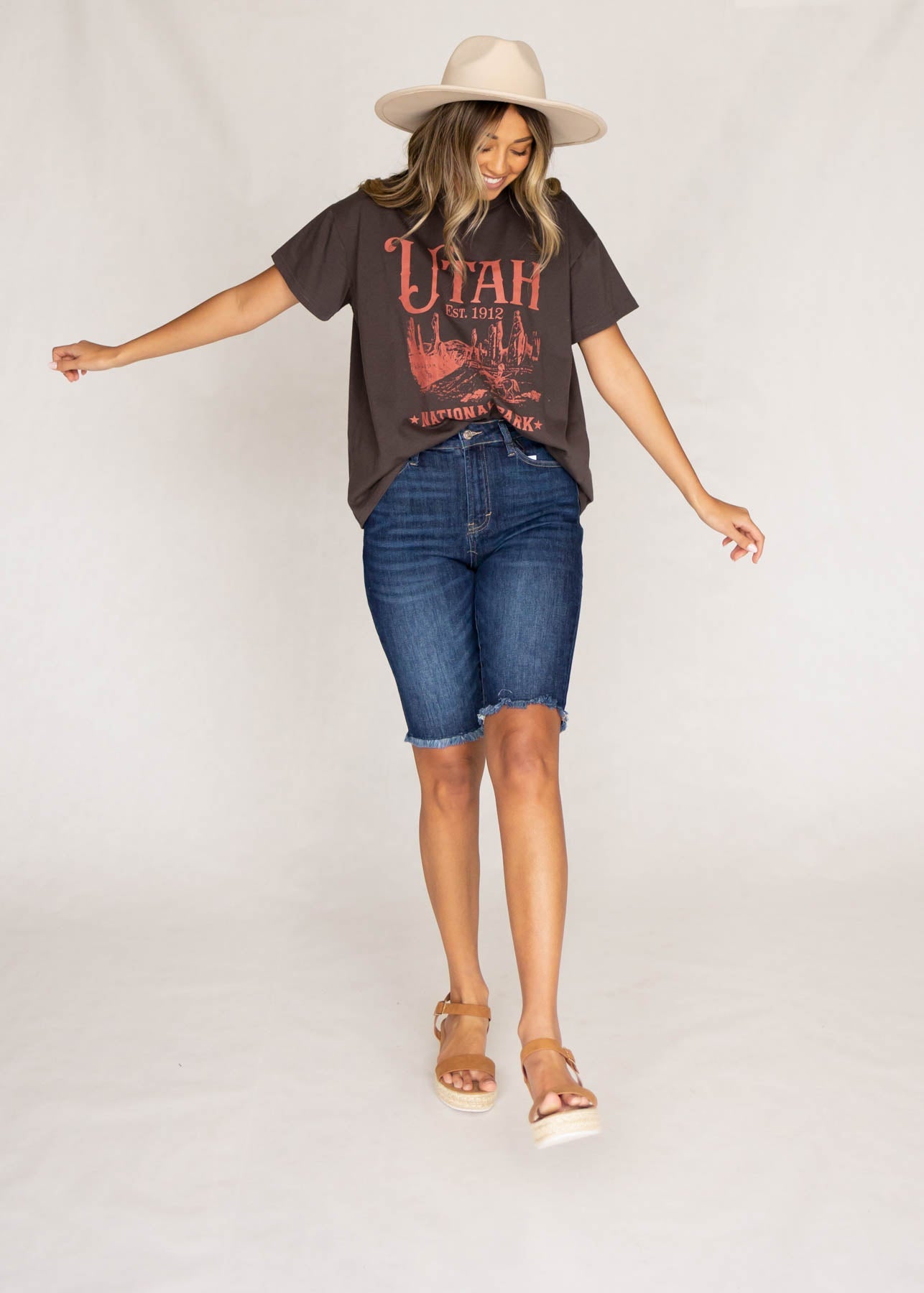 Kiki Indigo Bermuda Shorts