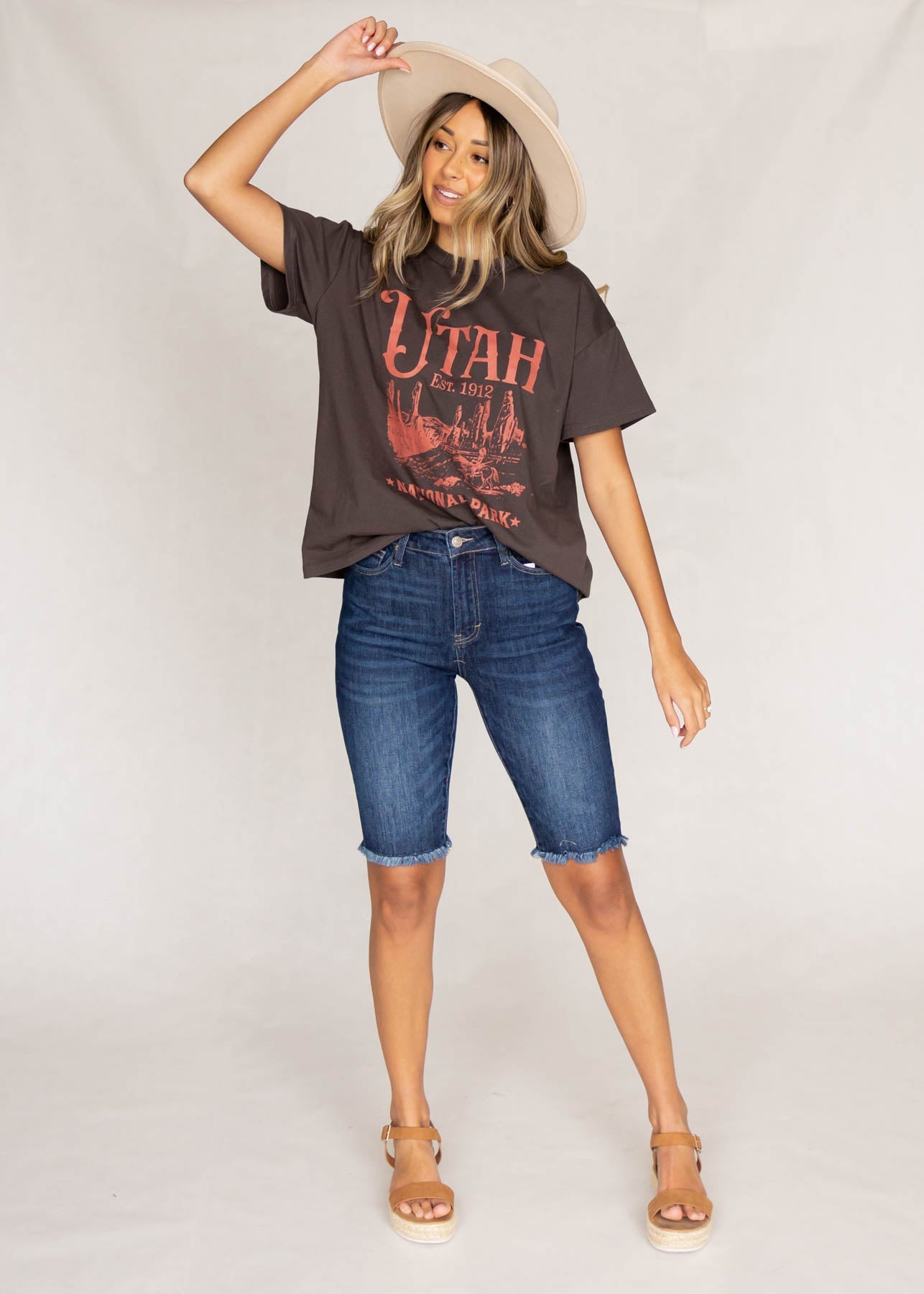 Kiki Indigo Bermuda Shorts