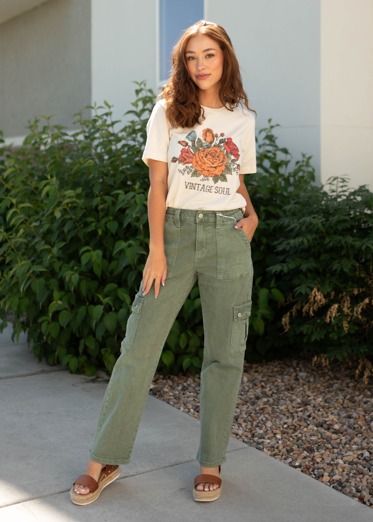 Kiley Army Green Jeans