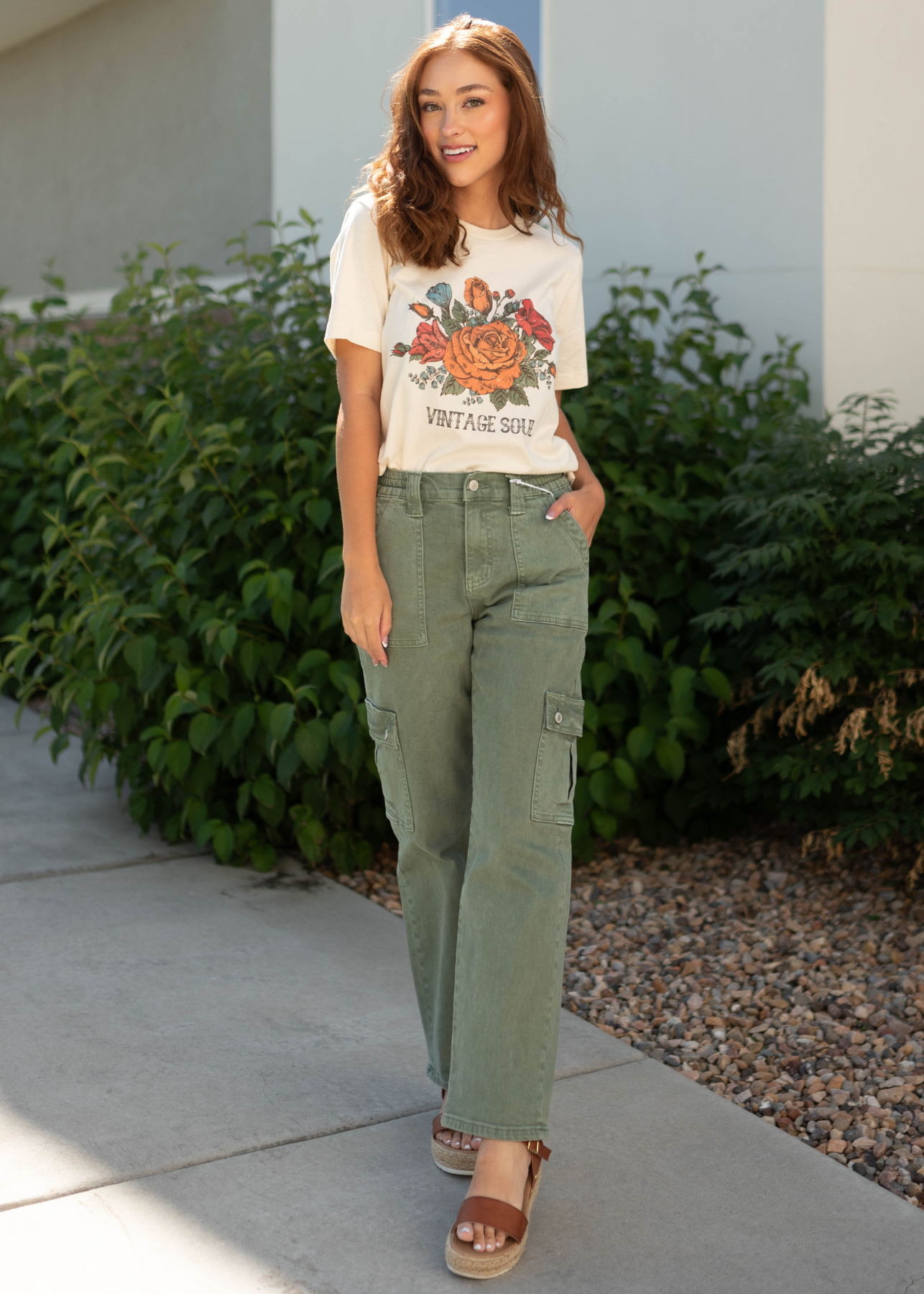 Kiley Army Green Jeans