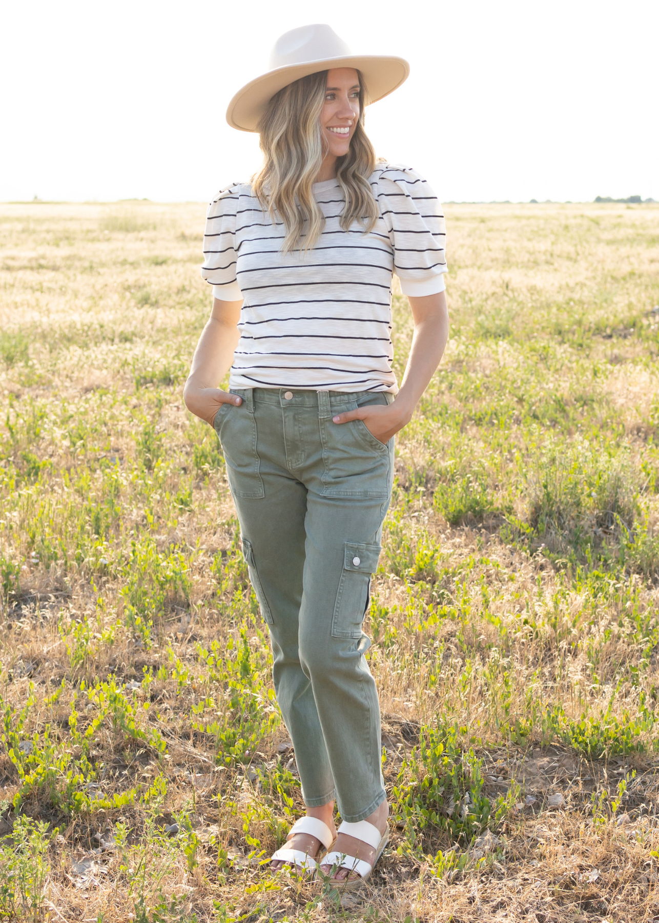 Kiley Army Green Jeans