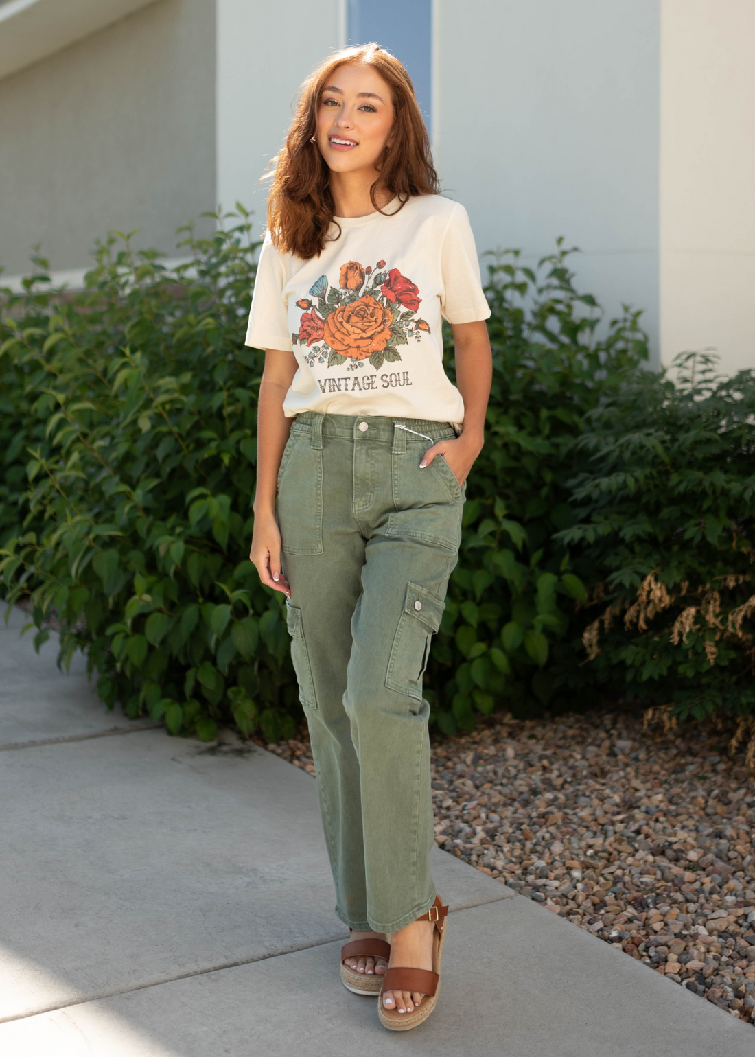Kiley Army Green Jeans