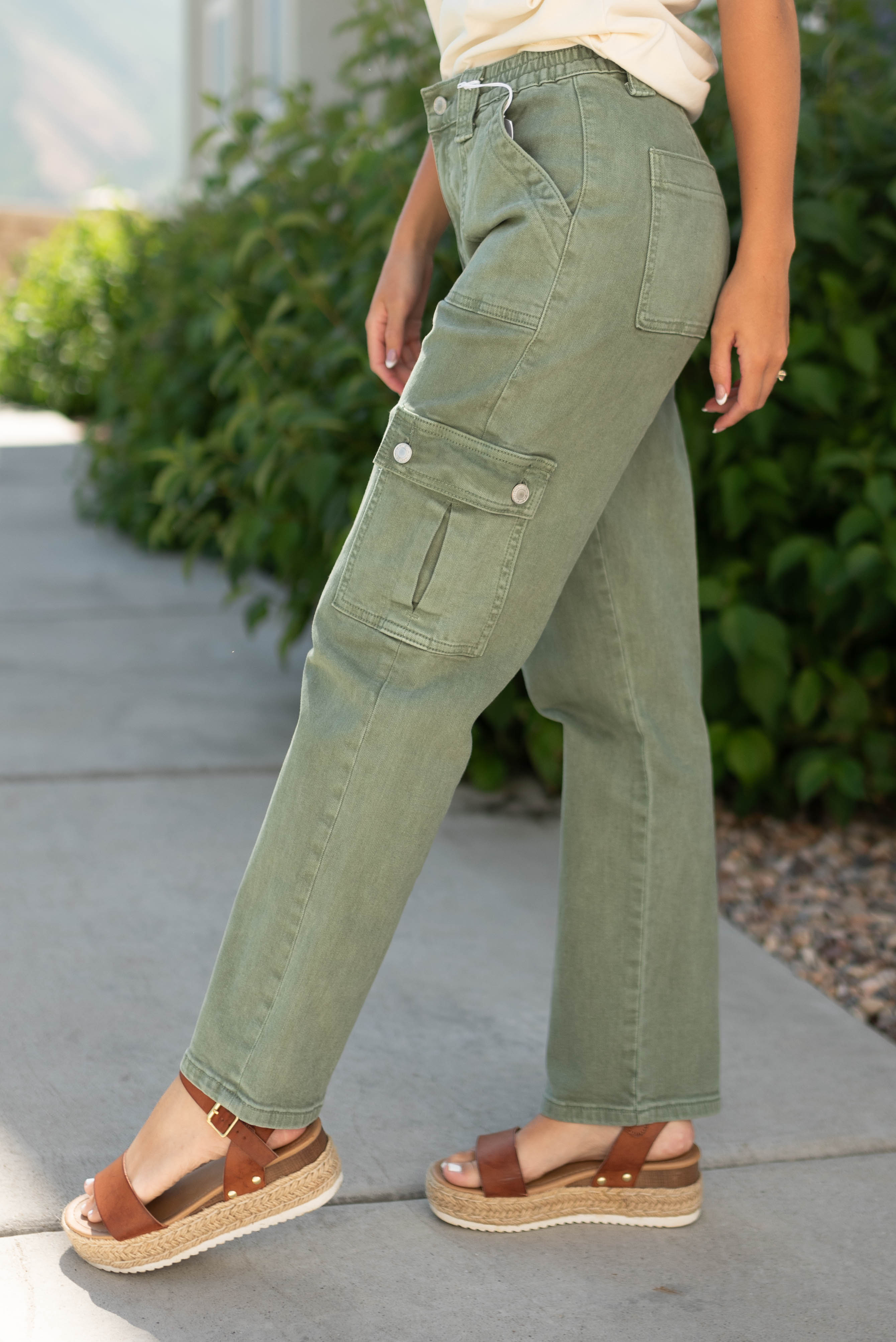 Kiley Army Green Jeans