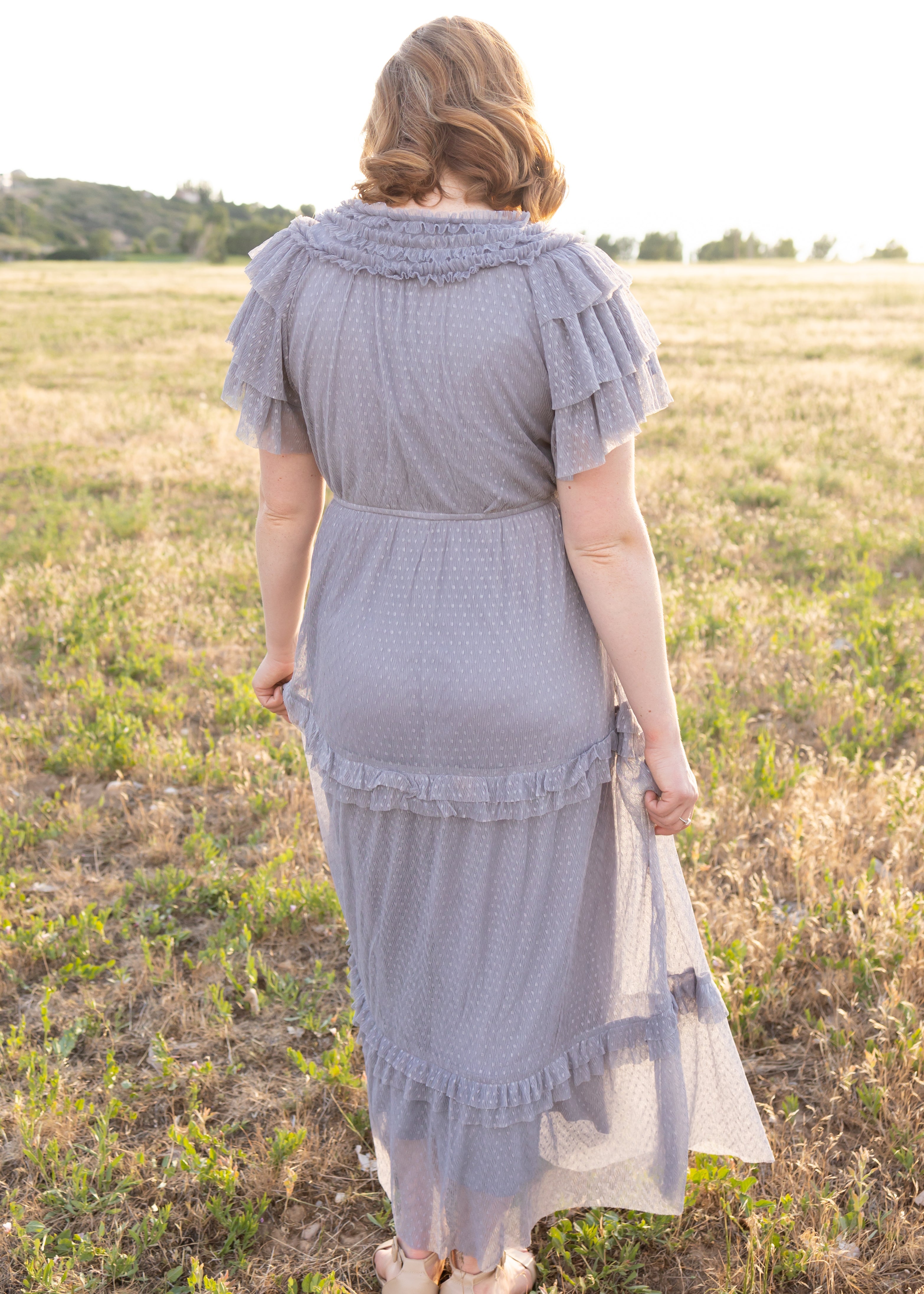 Kinley Blue Grey Dress