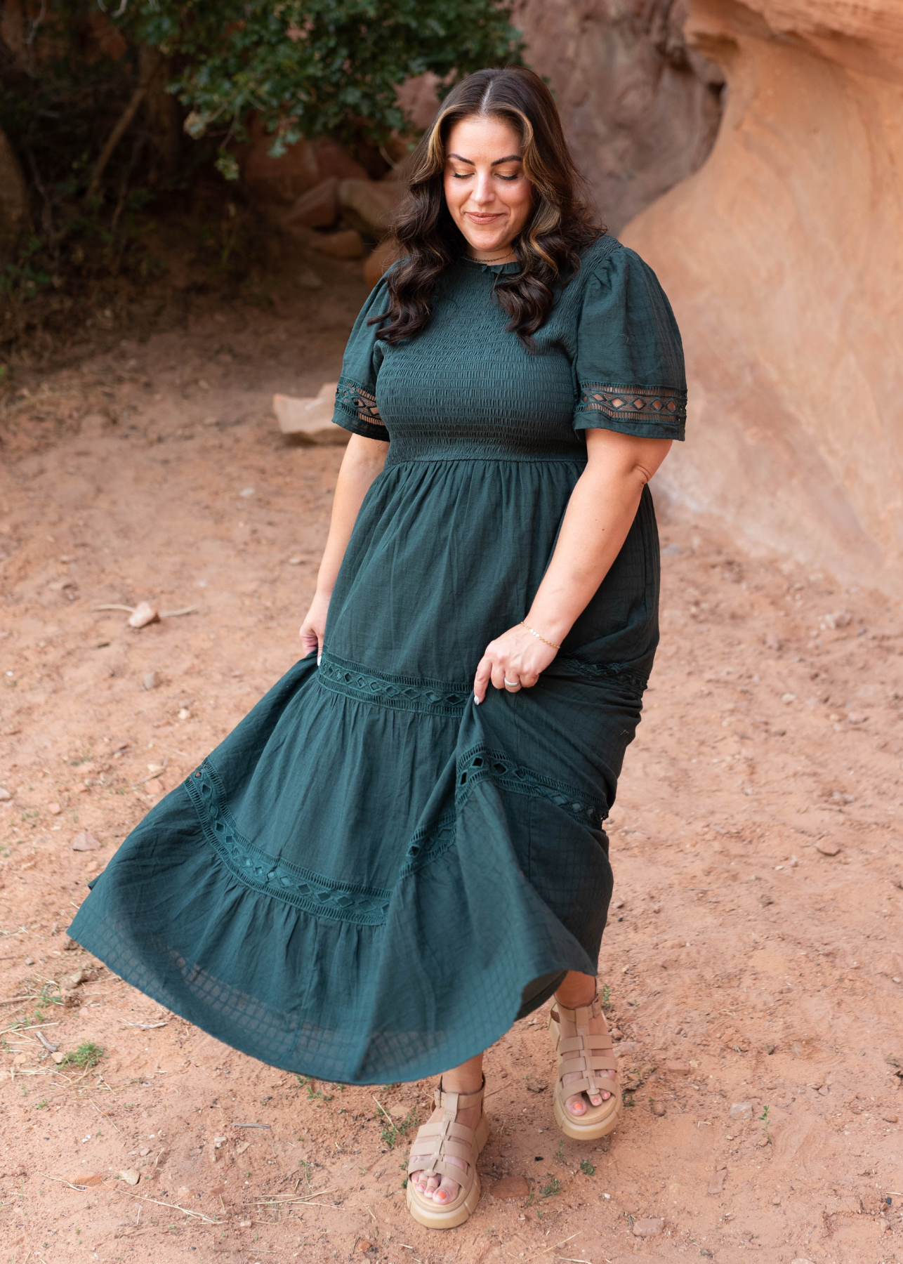 Kinley Hunter Green Dress