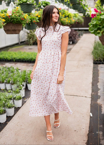 Kinley Light Pink Floral Dress
