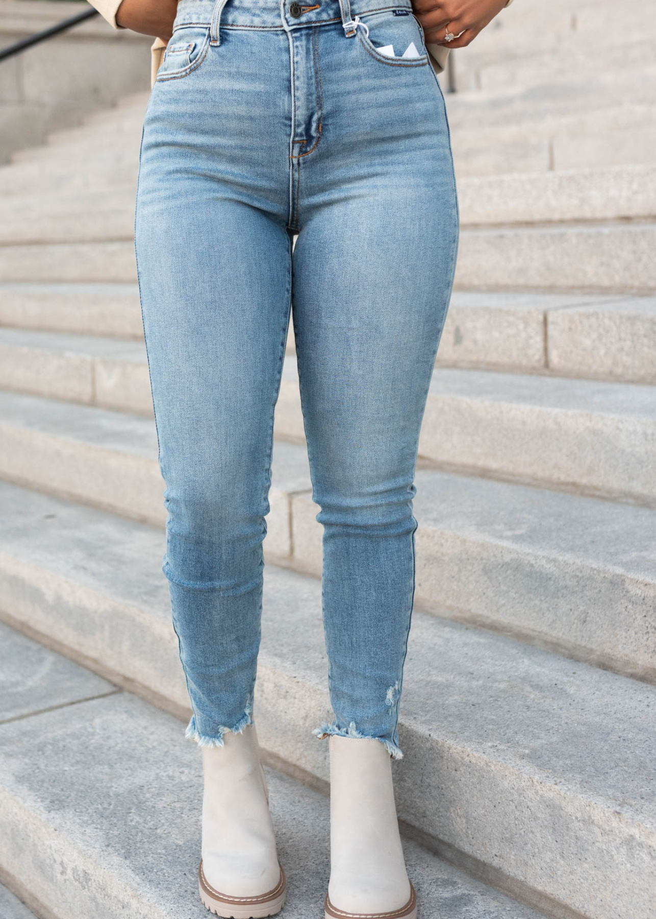 Kisha Medium Wash Skinny Jeans