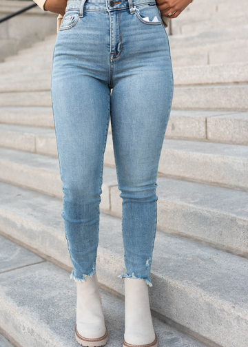 Kisha Medium Wash Skinny Jeans