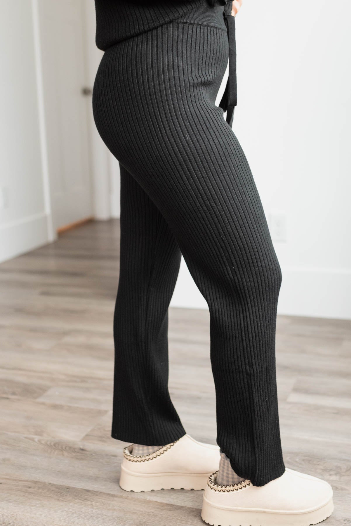 Kora Black Sweater Pants
