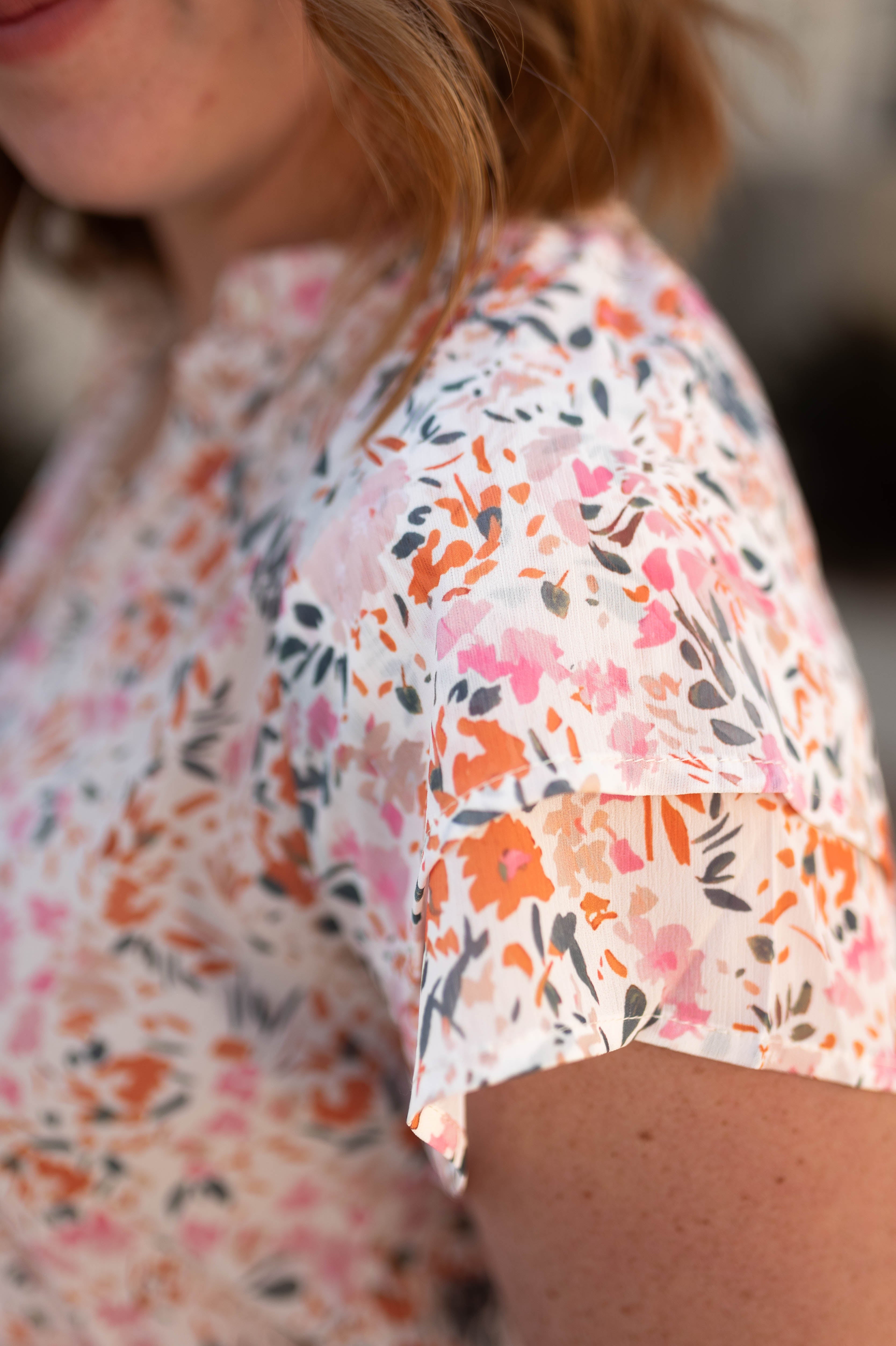 Kyra Ivory Floral Top
