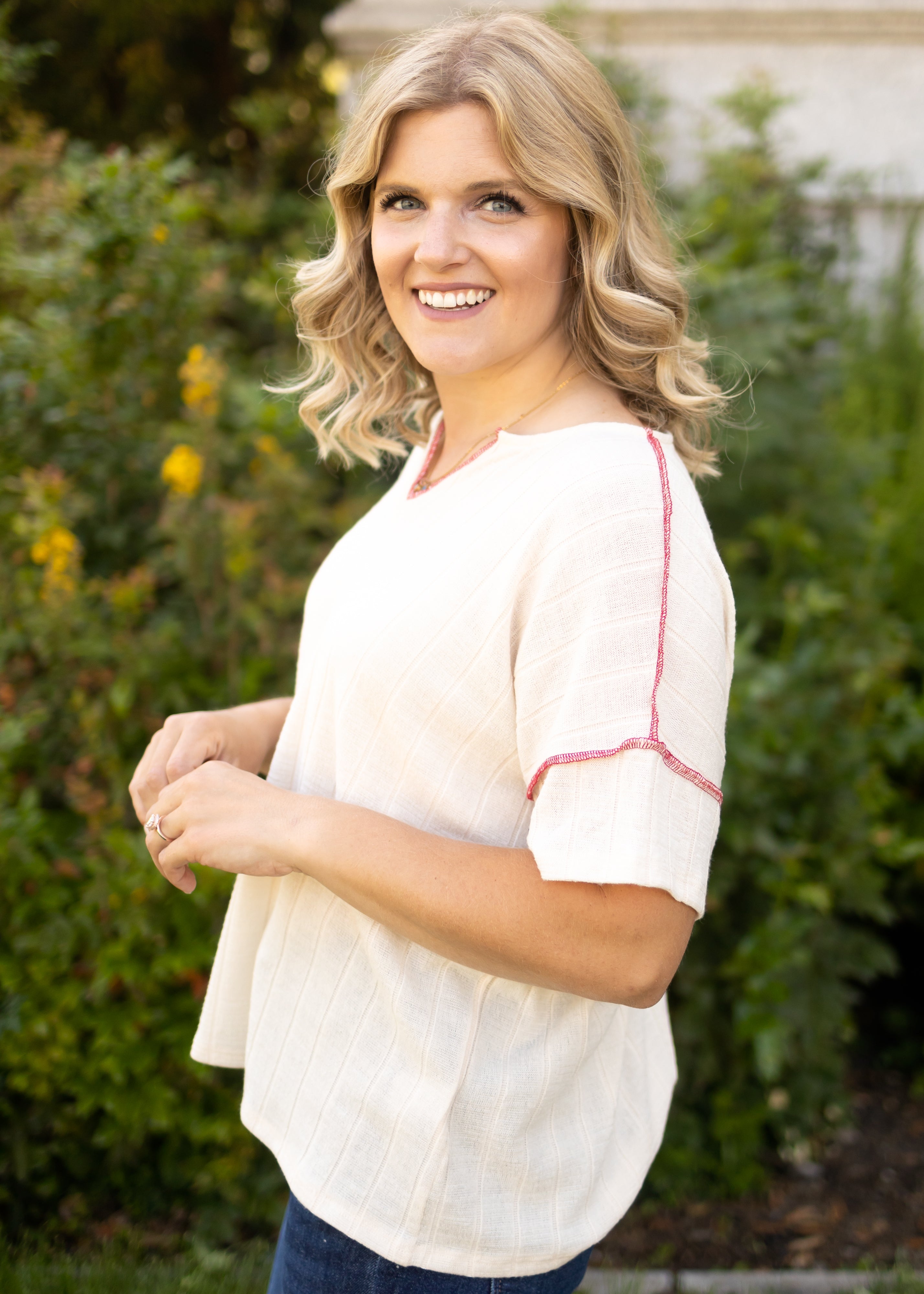 LaRue Cream Top