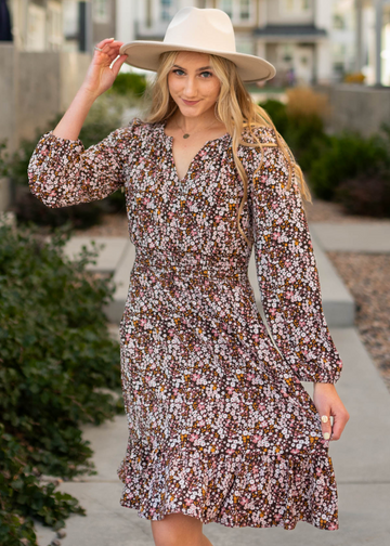 Lara Brown Floral Dress