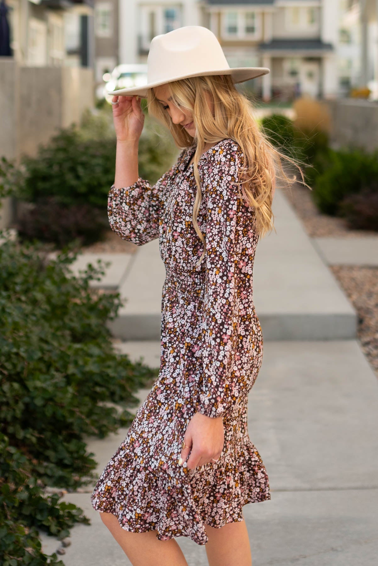 Lara Brown Floral Dress
