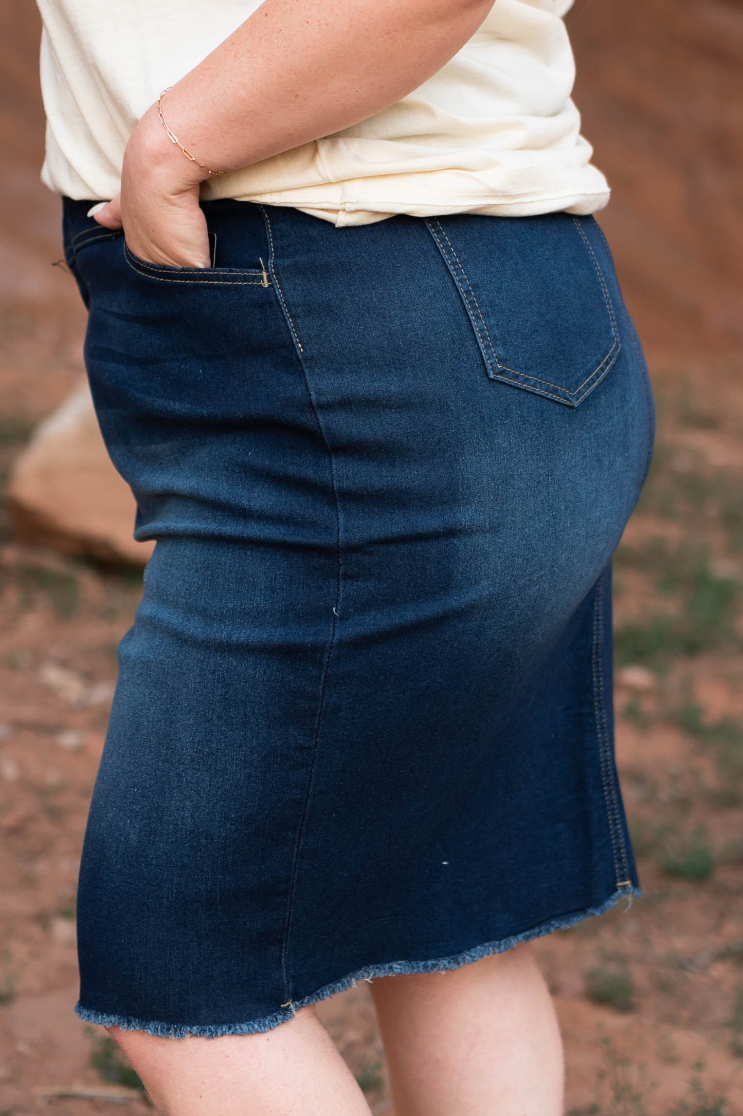 Layla Dark Indigo Skirt