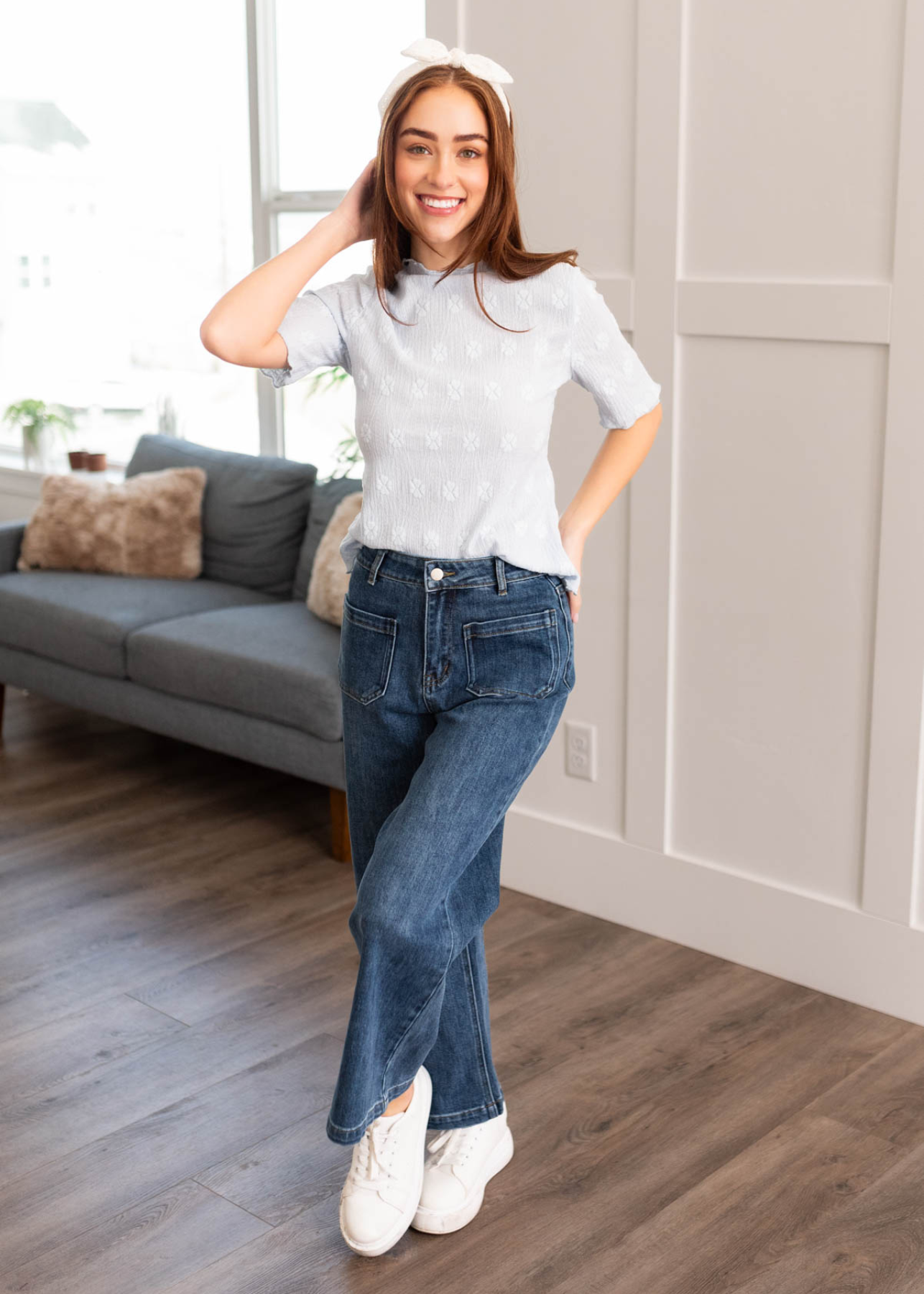 Lee Dusty Blue Top