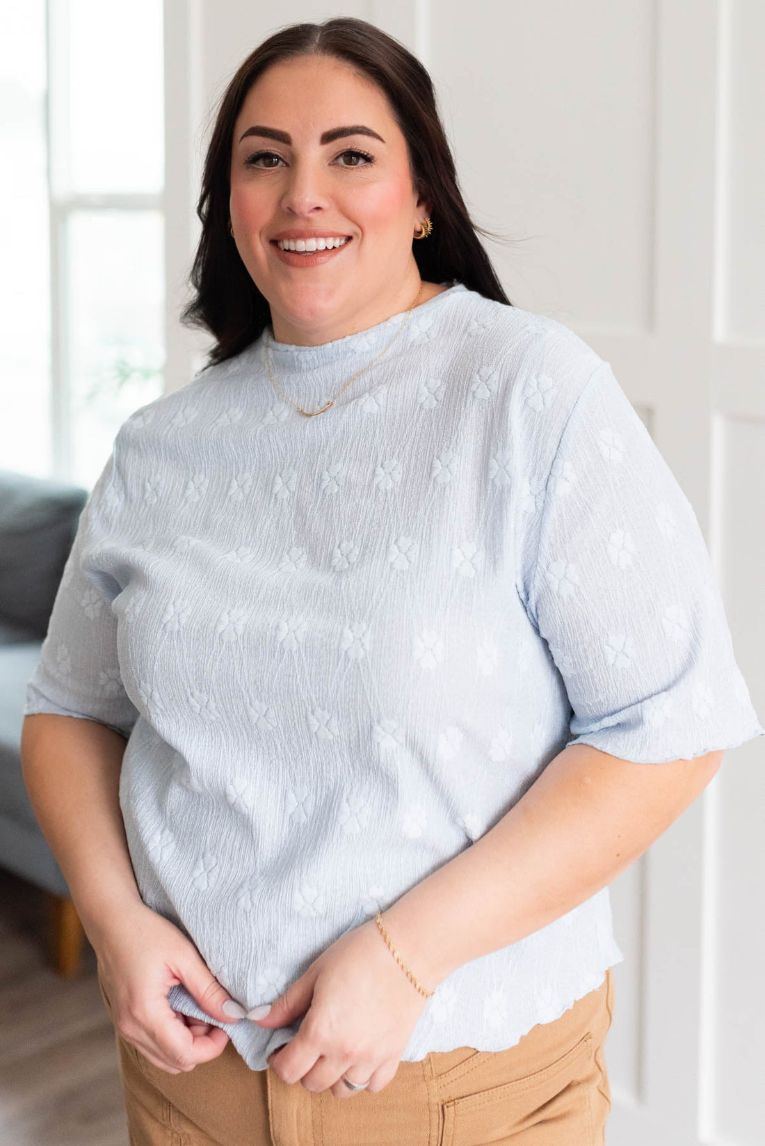Lee Dusty Blue Top