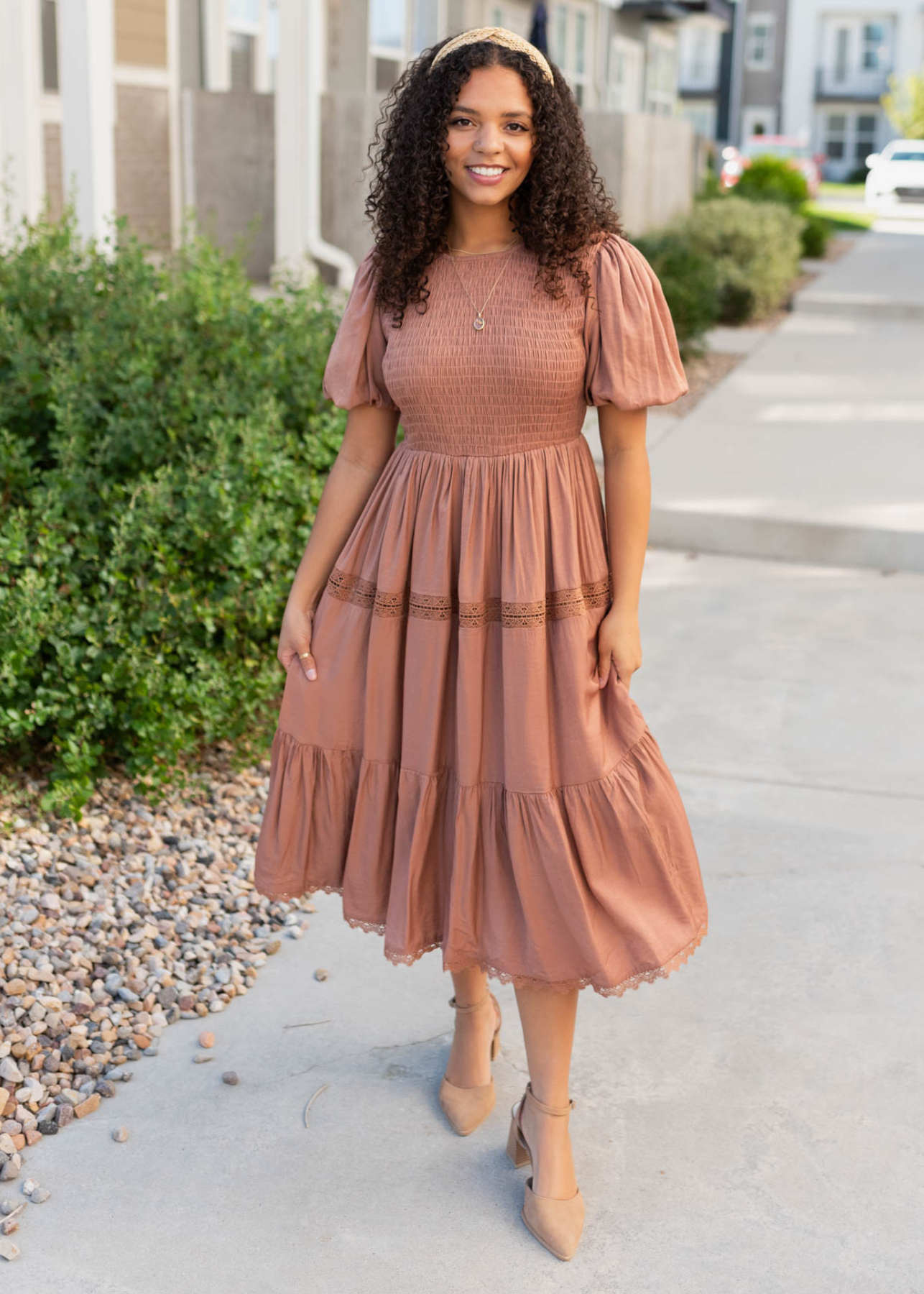 Leilani Chestnut Dress