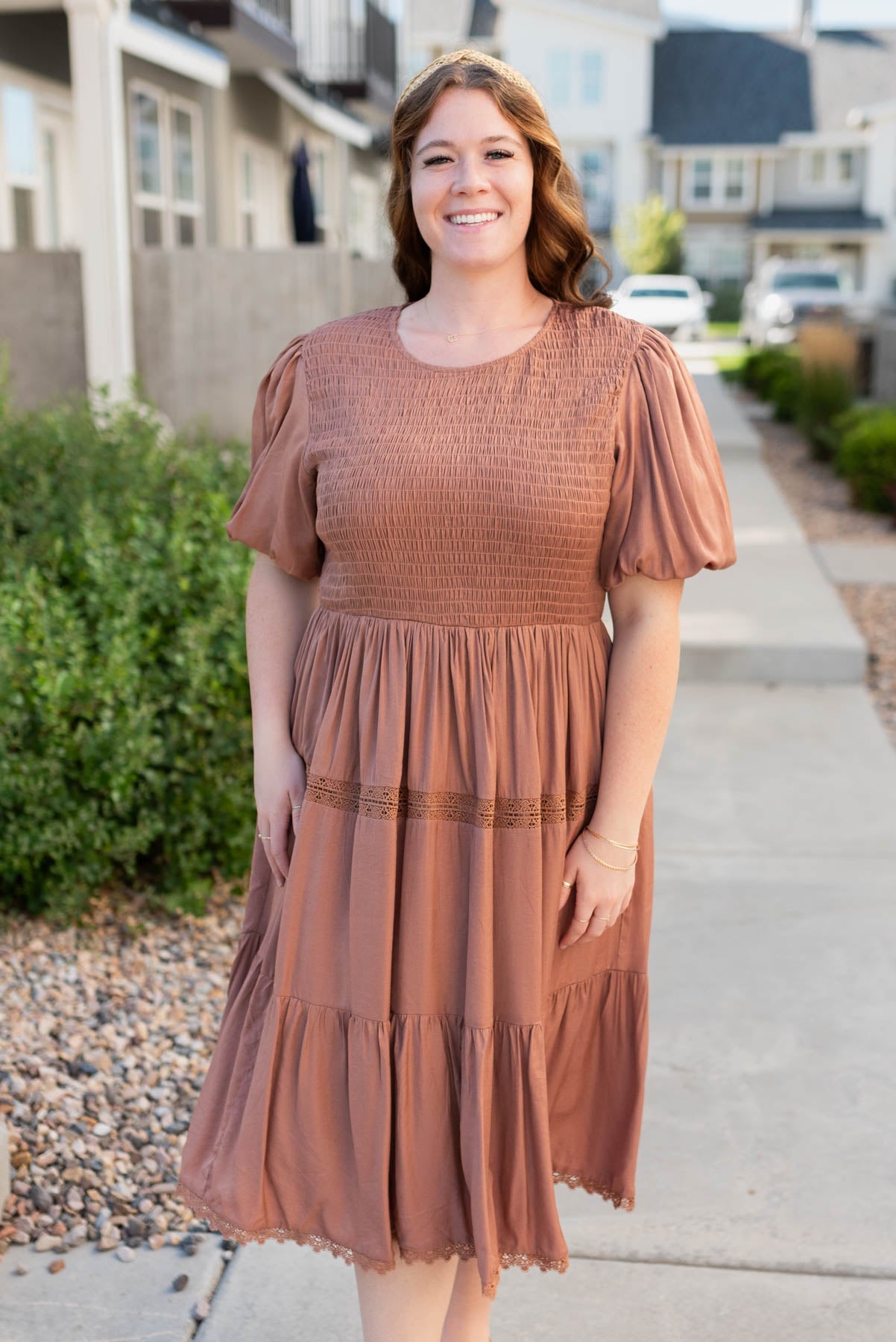 Leilani Chestnut Dress