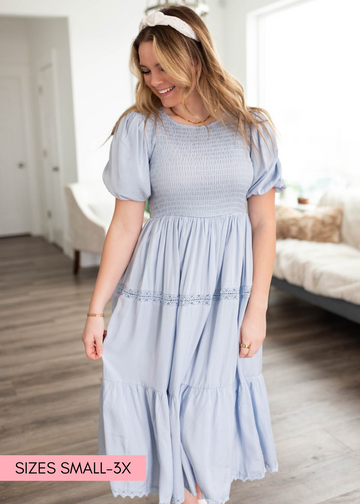 Leilani Light Blue Dress