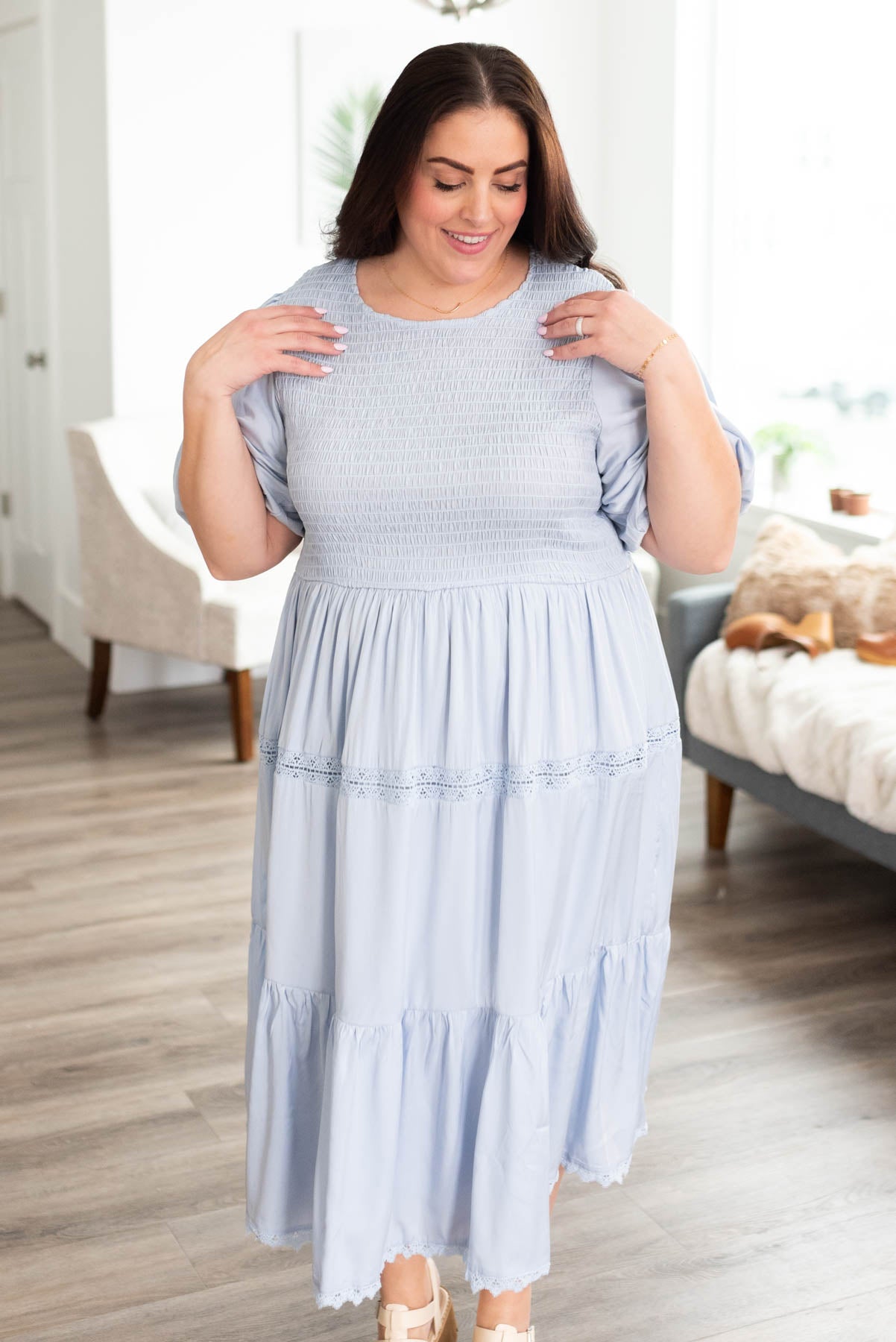 Leilani Light Blue Dress