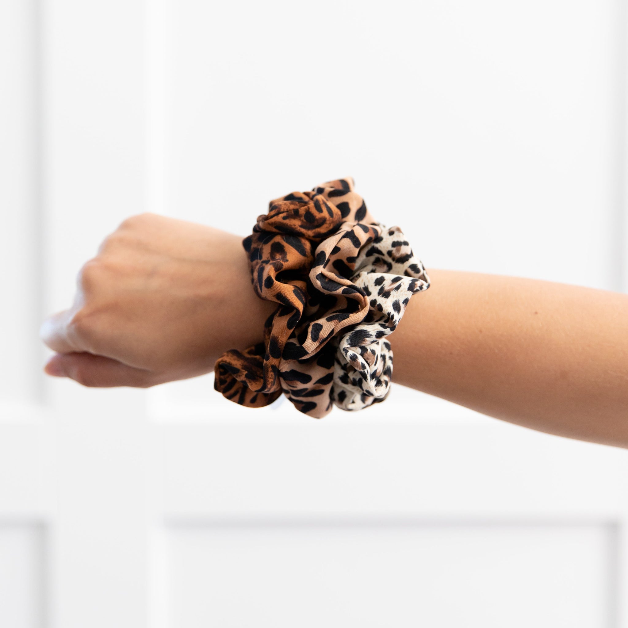Leopard Scrunchie Set