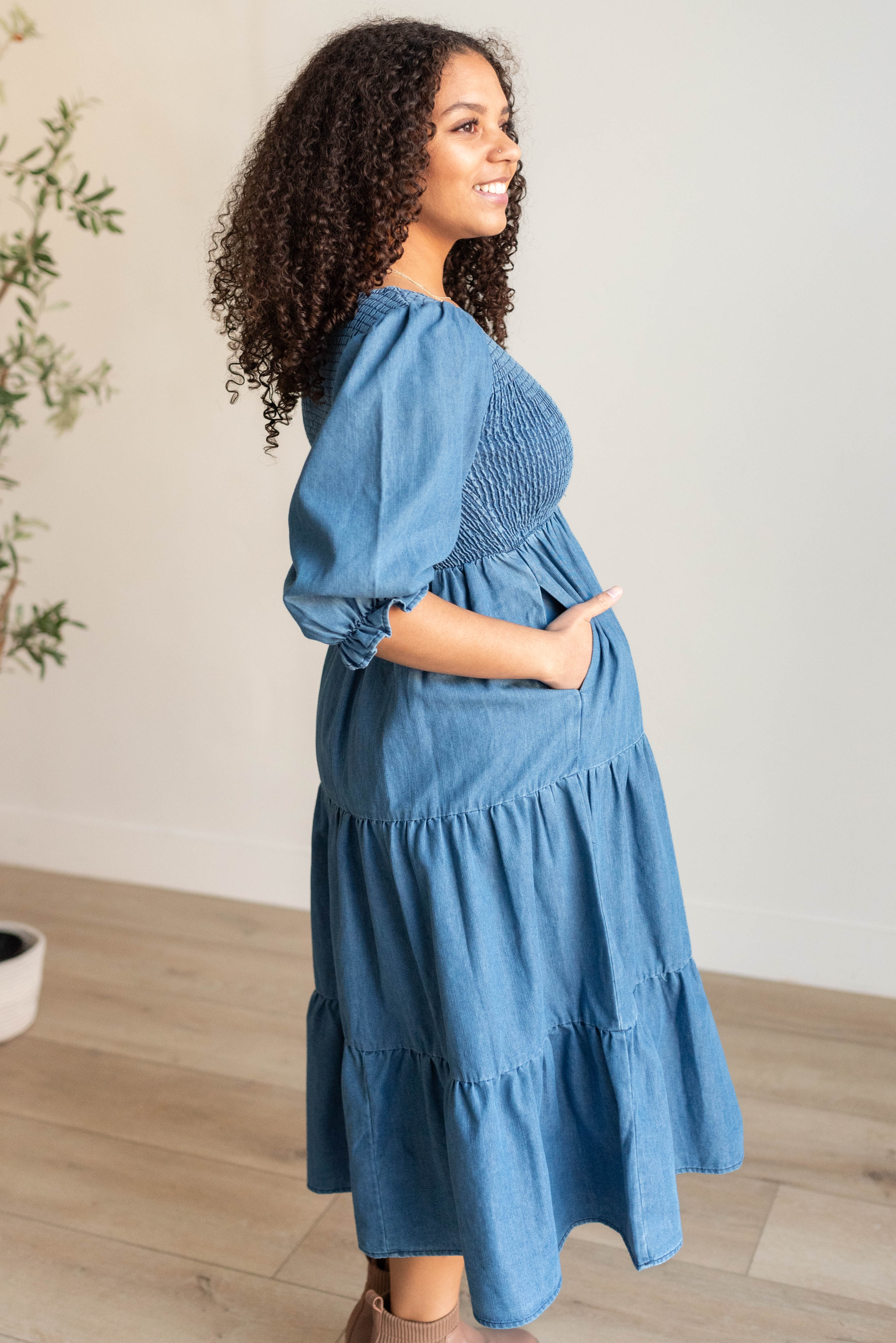 Liana Vintage Denim Dress