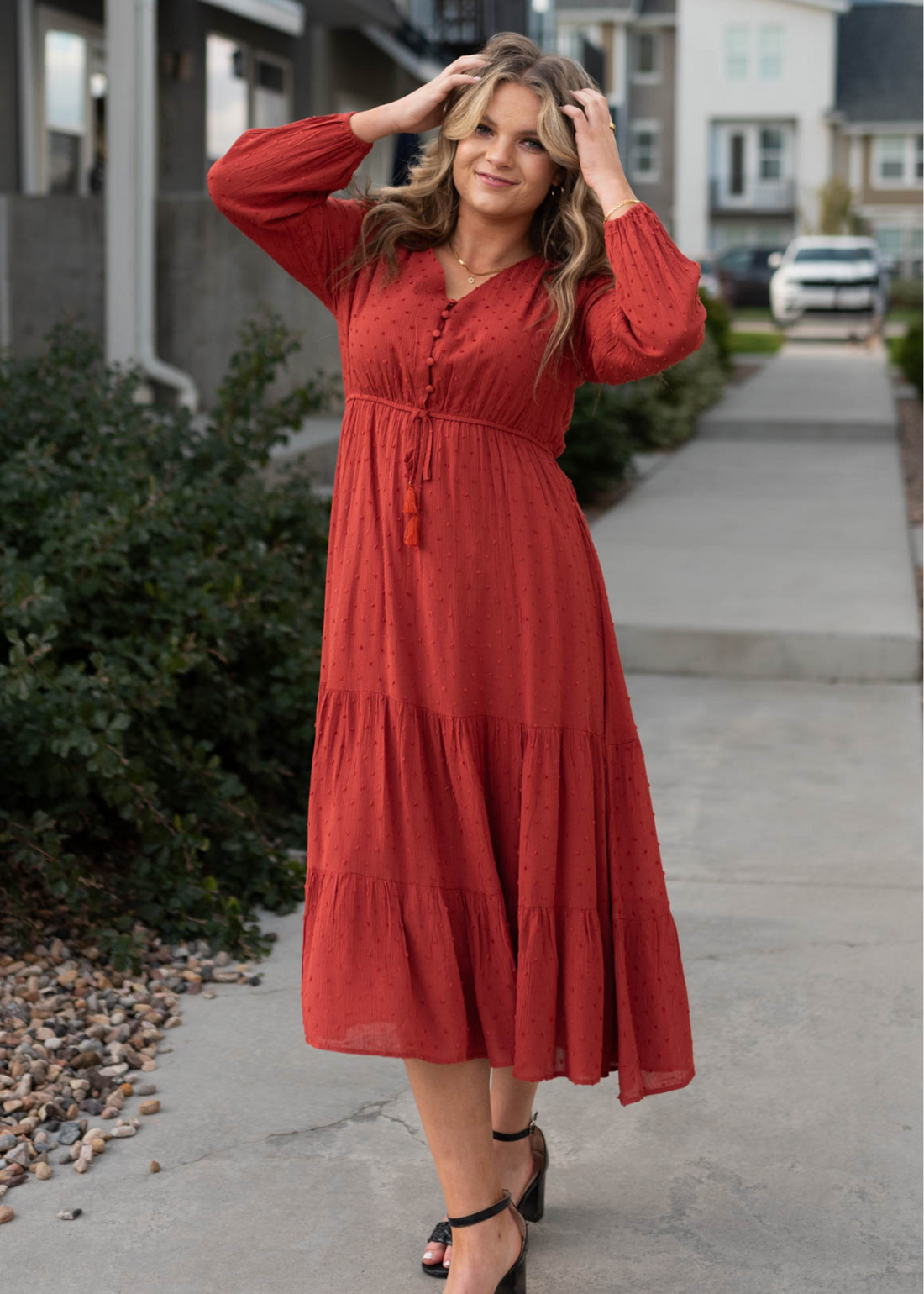 Lilith Brick Dress