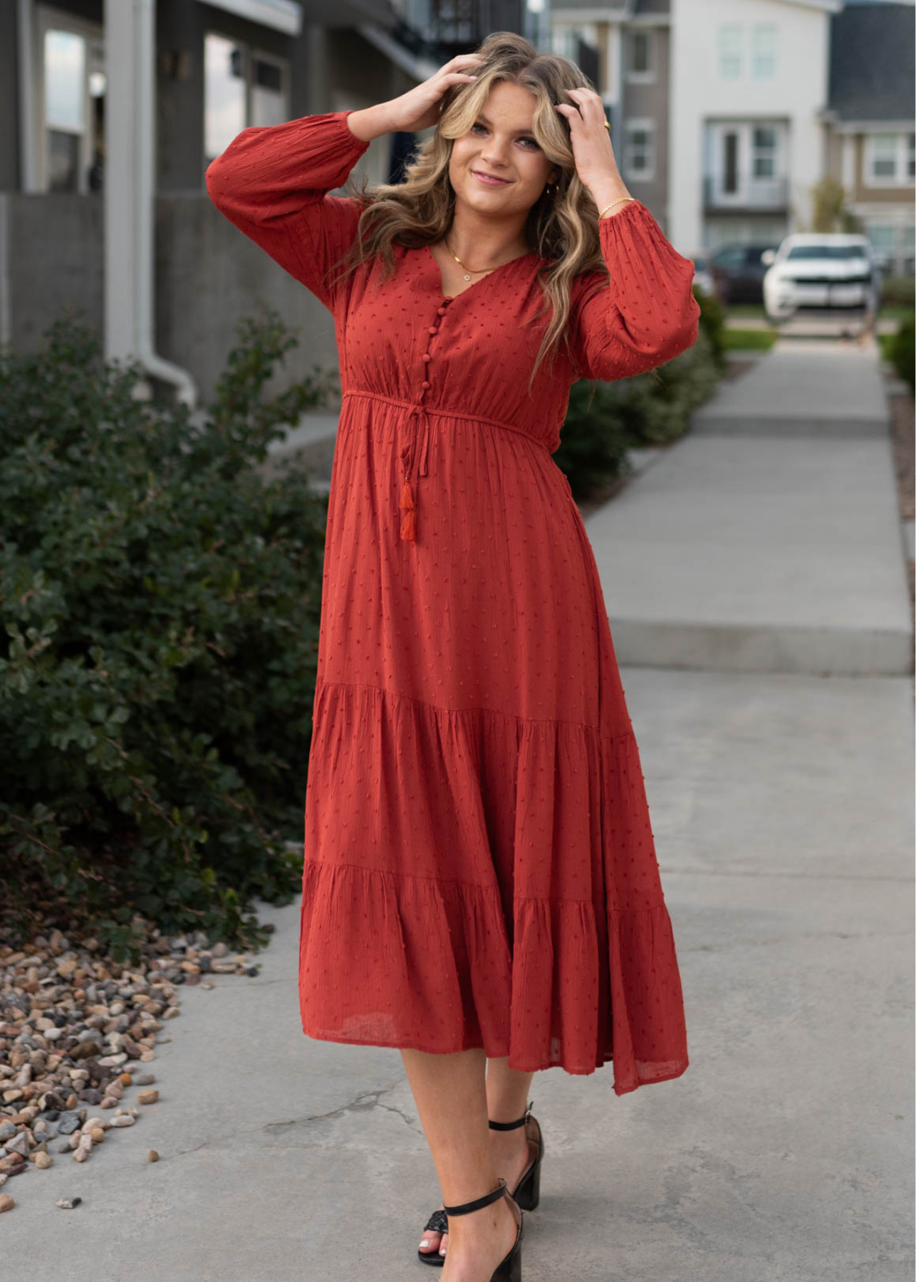 Lilith Brick Dress