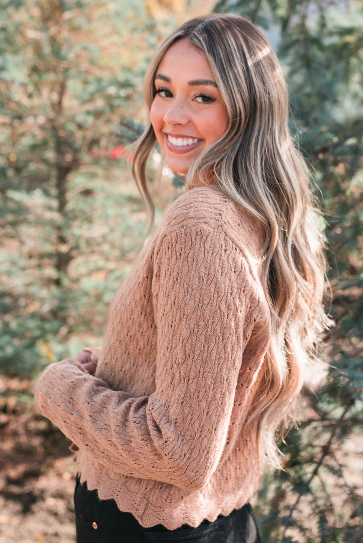 Lily Taupe Cardigan