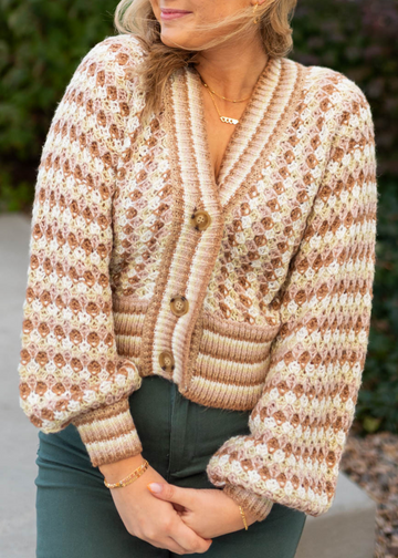 Livia Khaki Cardigan