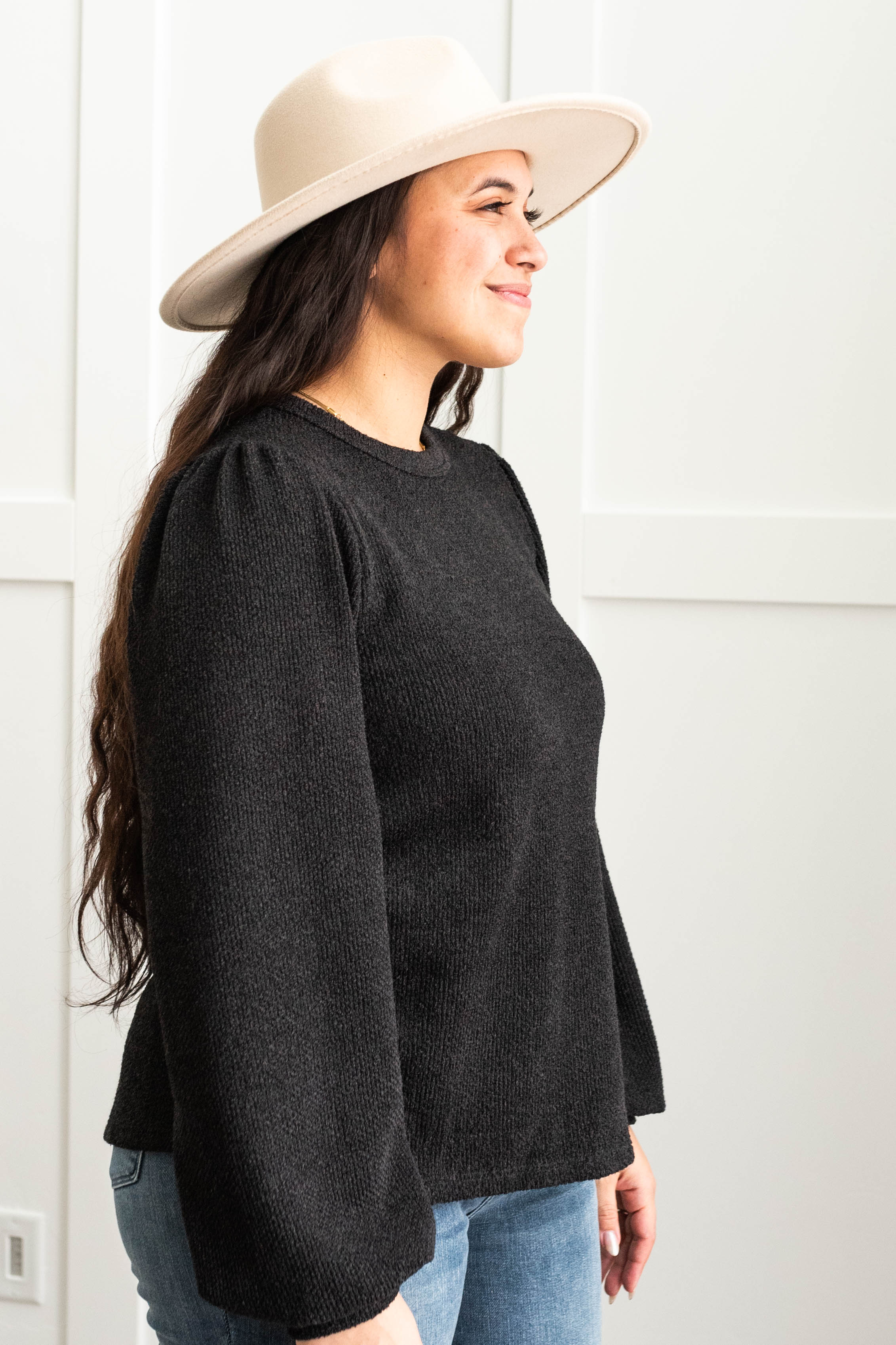 Liz Black Top