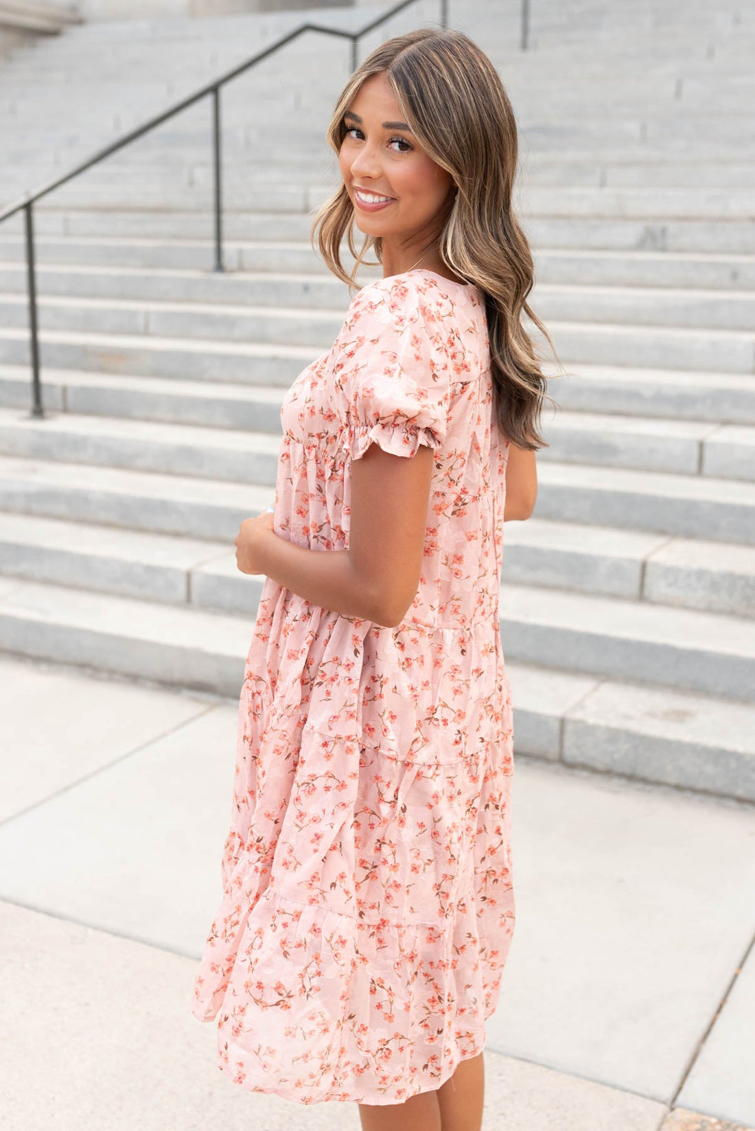 Lorelei Pink Floral Dress
