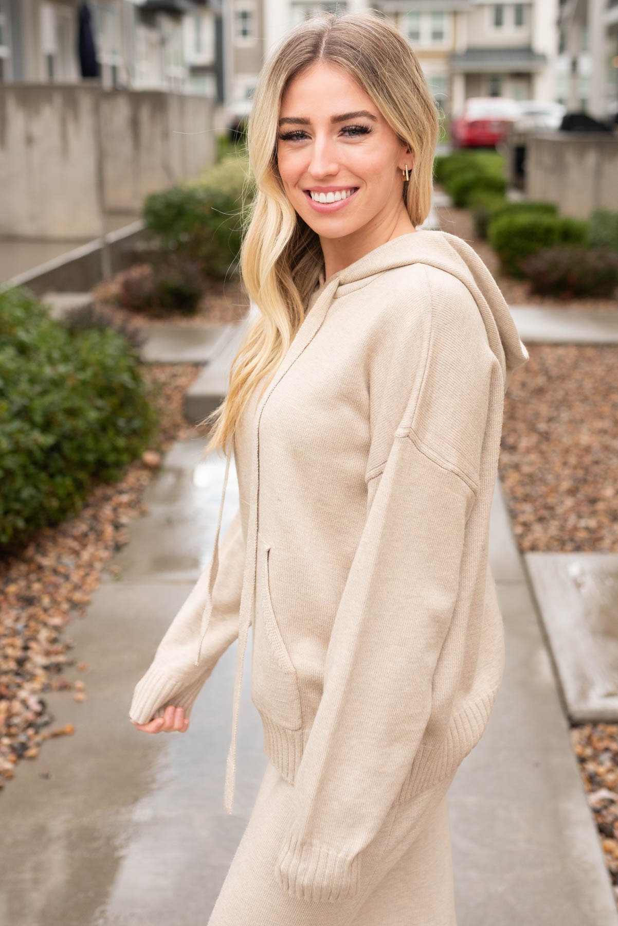 Lori Taupe Sweater