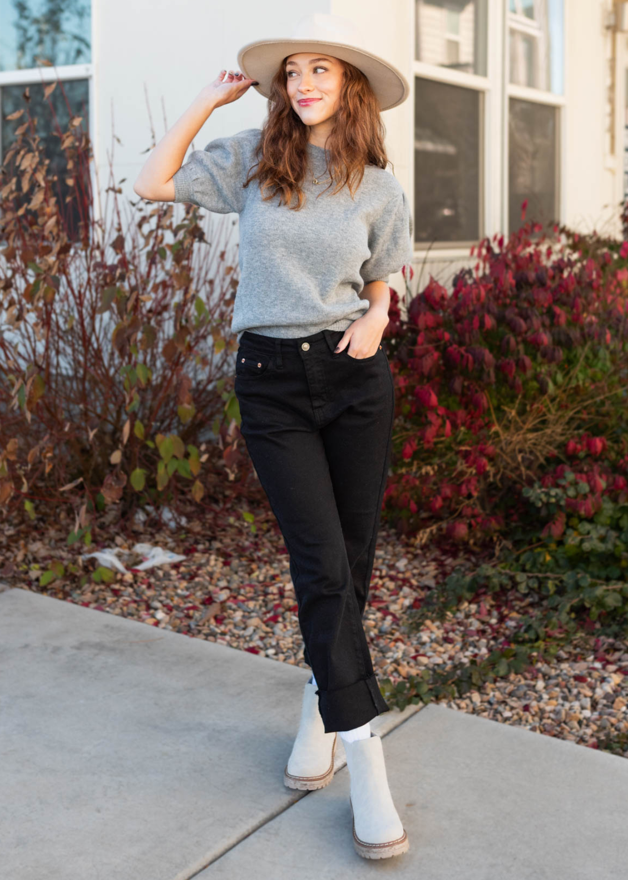 Lucille Grey Sweater