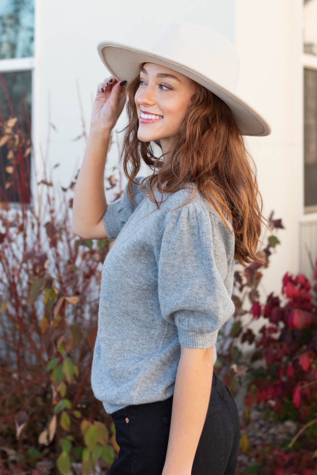 Lucille Grey Sweater