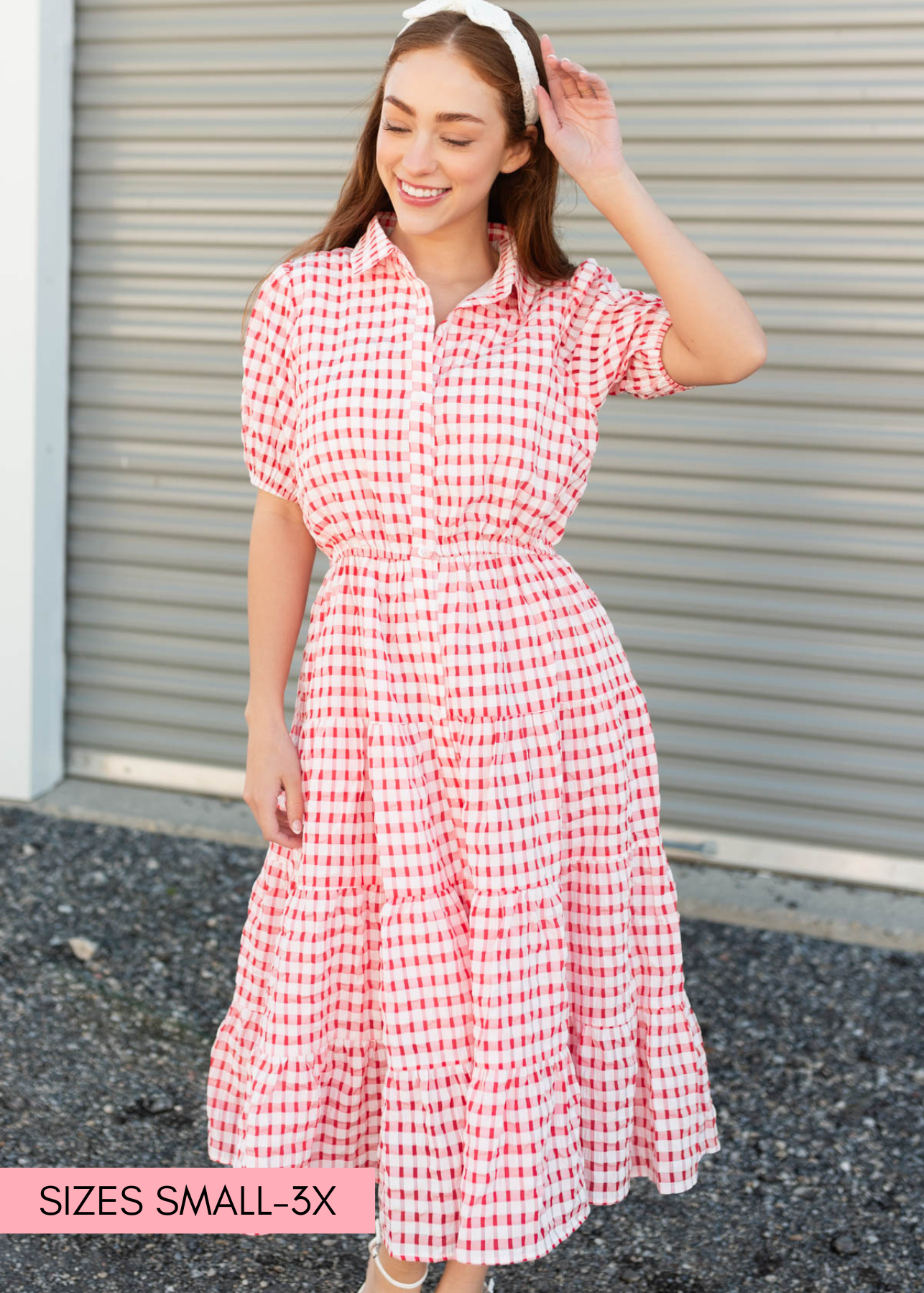 Lucy Cherry Plaid Dress